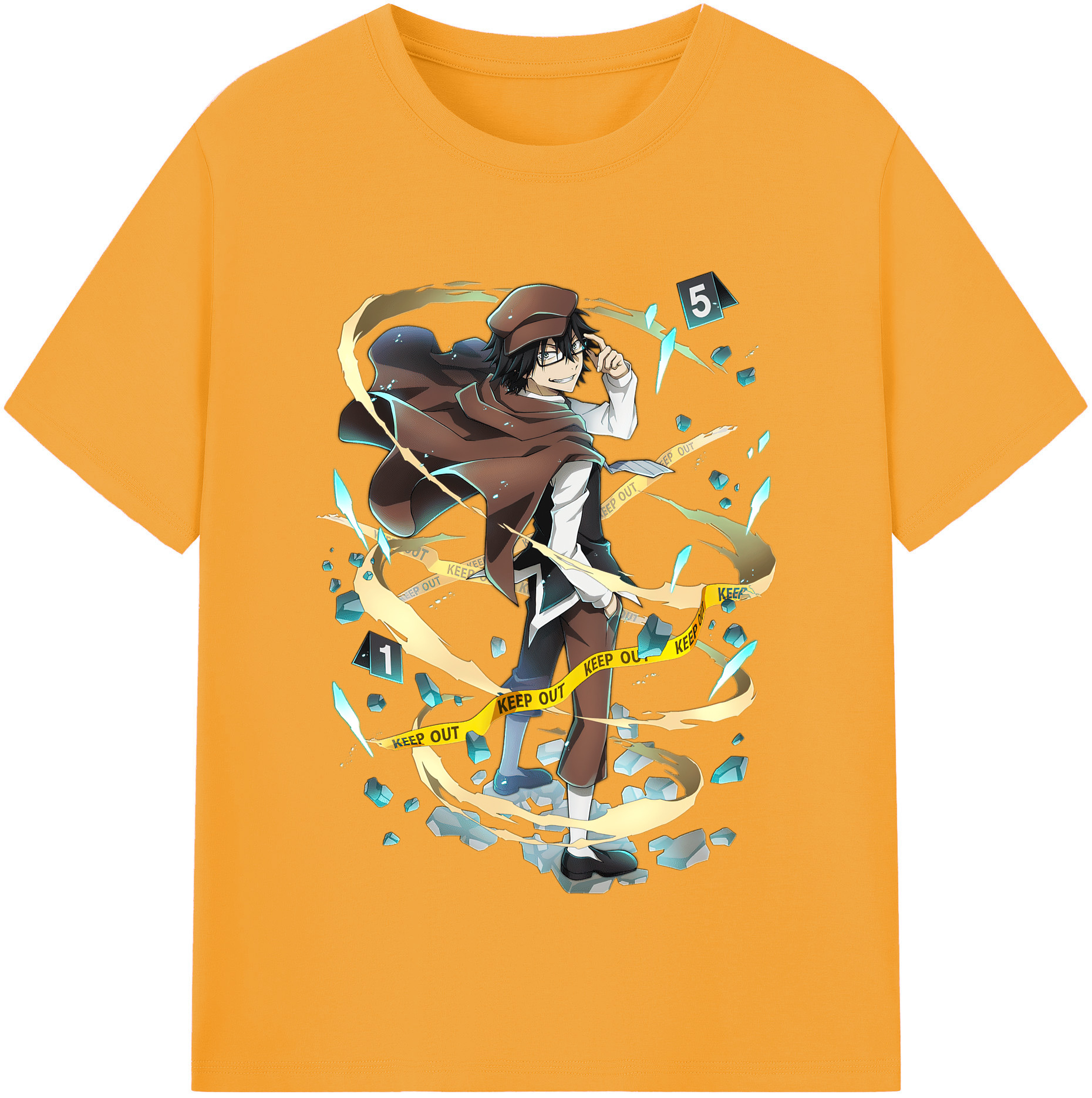 （画像用） 文豪ストレイドッグス Bungo Stray Dogs レディースカジュアルプリントTシャツ（綿100％）