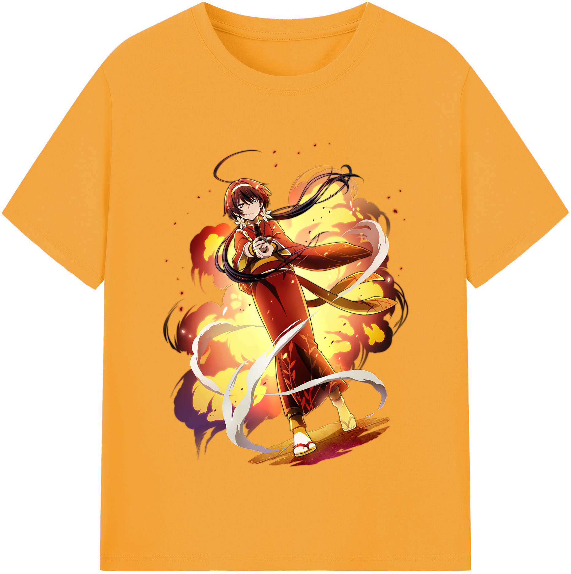 （画像用） 文豪ストレイドッグス Bungo Stray Dogs レディースカジュアルプリントTシャツ（綿100％）
