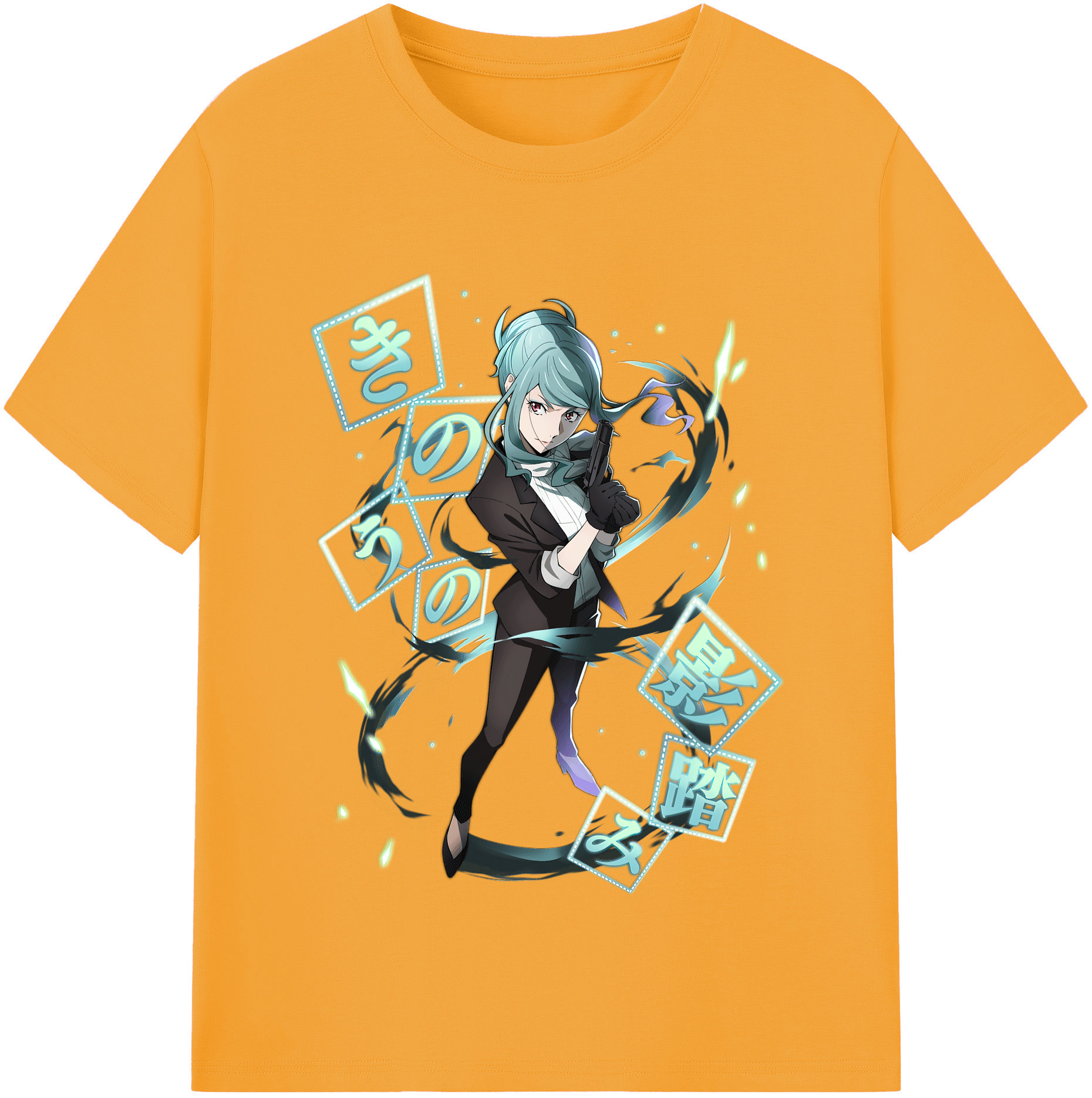 （画像用） 文豪ストレイドッグス Bungo Stray Dogs レディースカジュアルプリントTシャツ（綿100％）
