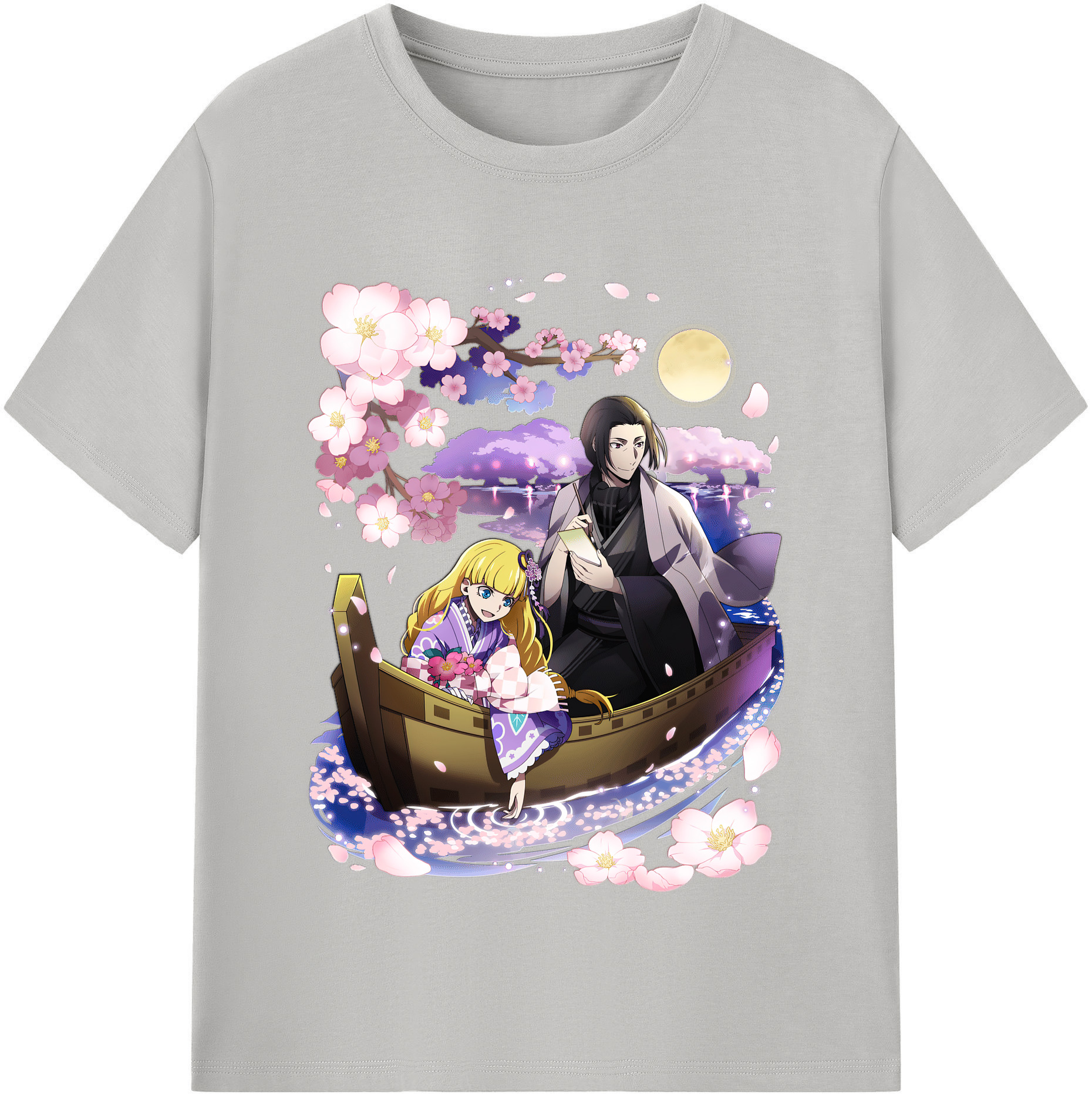 （画像用） 文豪ストレイドッグス Bungo Stray Dogs レディースカジュアルプリントTシャツ（綿100％）