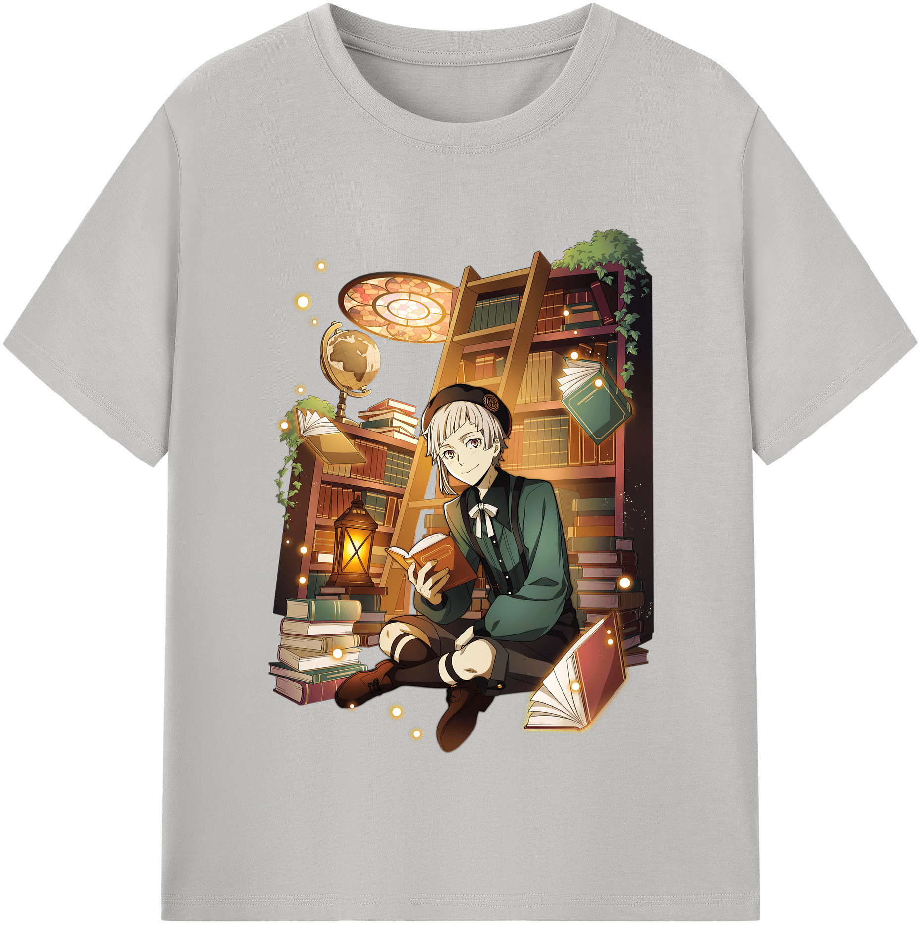 （画像用） 文豪ストレイドッグス Bungo Stray Dogs レディースカジュアルプリントTシャツ（綿100％）