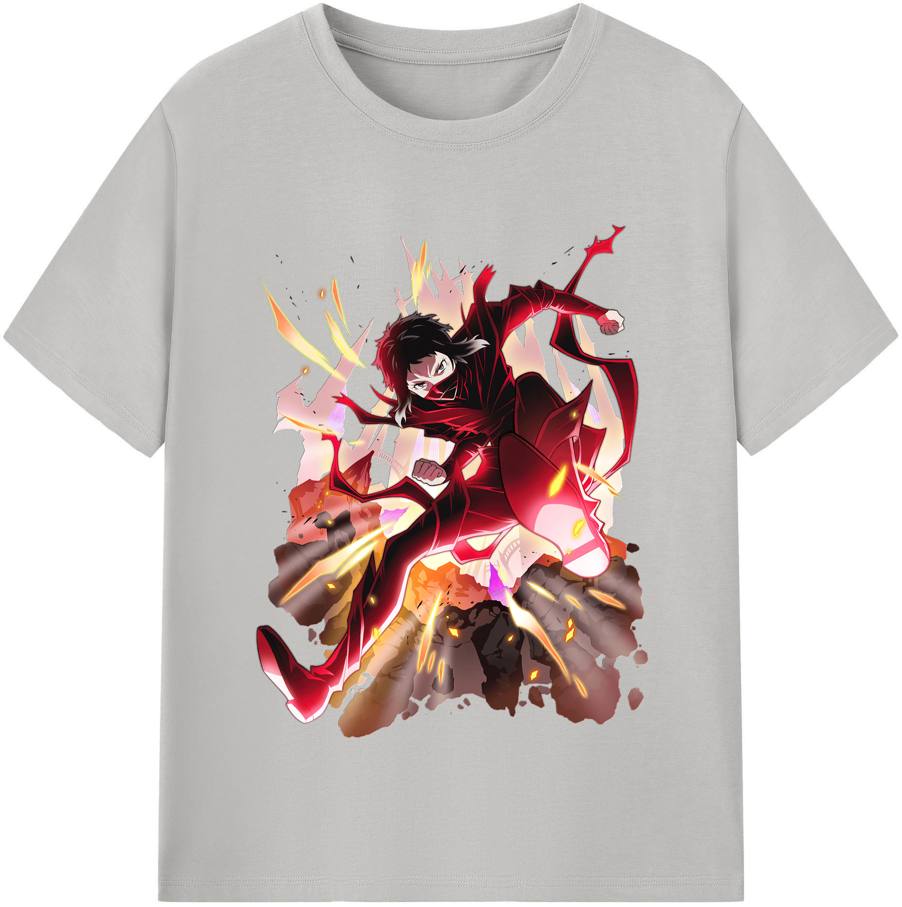 （画像用） 文豪ストレイドッグス Bungo Stray Dogs レディースカジュアルプリントTシャツ（綿100％）
