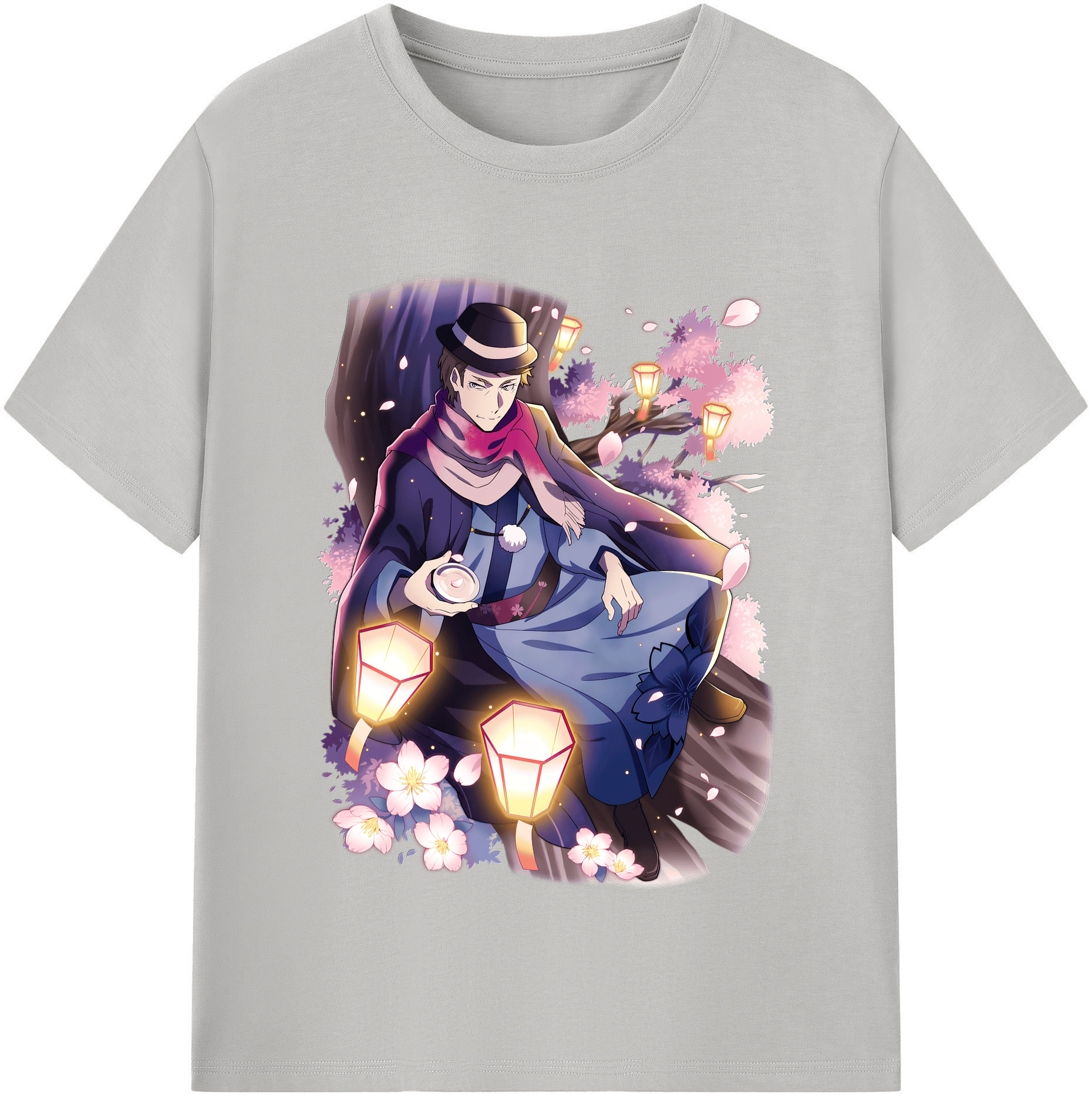 （画像用） 文豪ストレイドッグス Bungo Stray Dogs レディースカジュアルプリントTシャツ（綿100％）