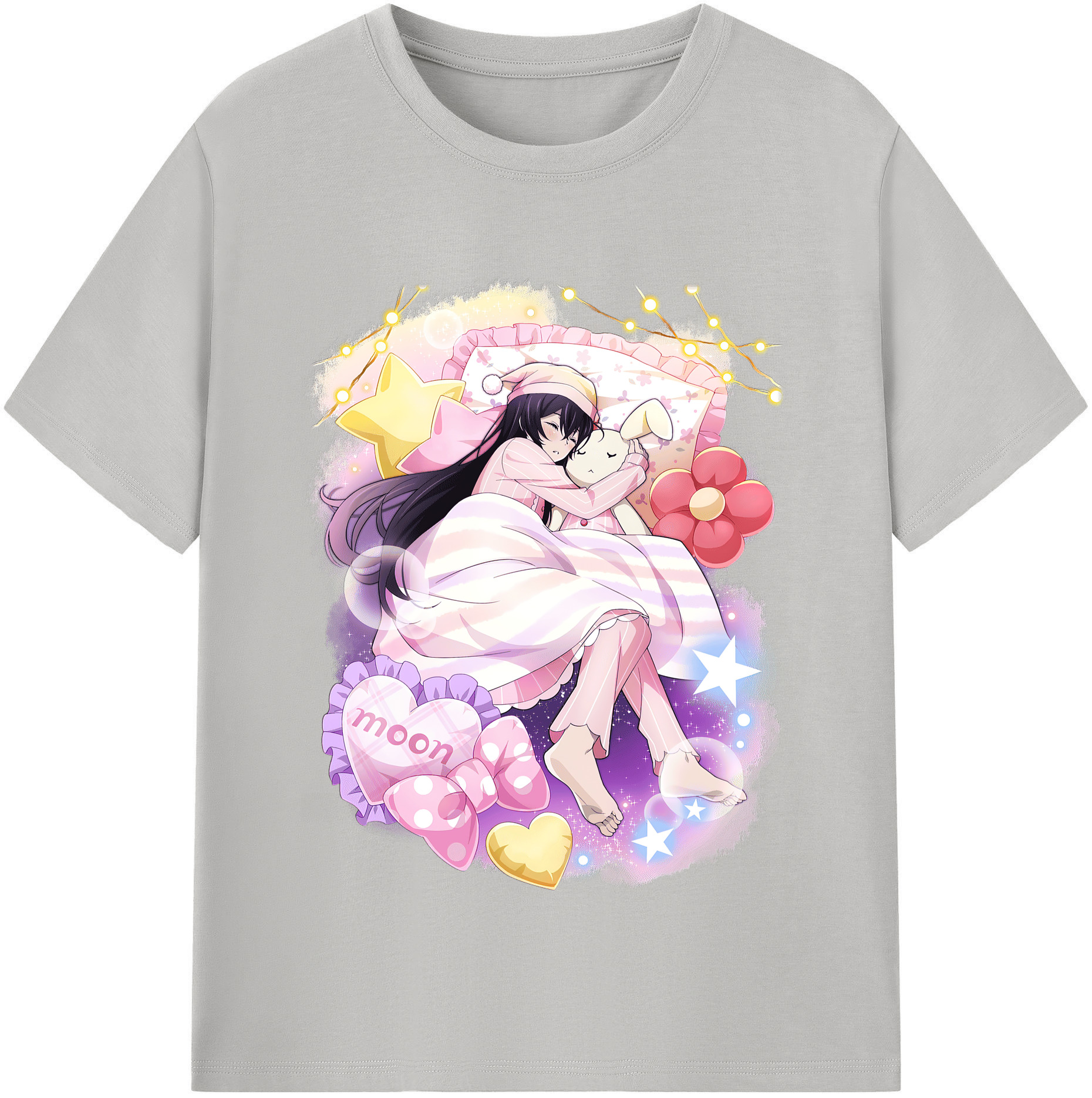 （画像用） 文豪ストレイドッグス Bungo Stray Dogs レディースカジュアルプリントTシャツ（綿100％）