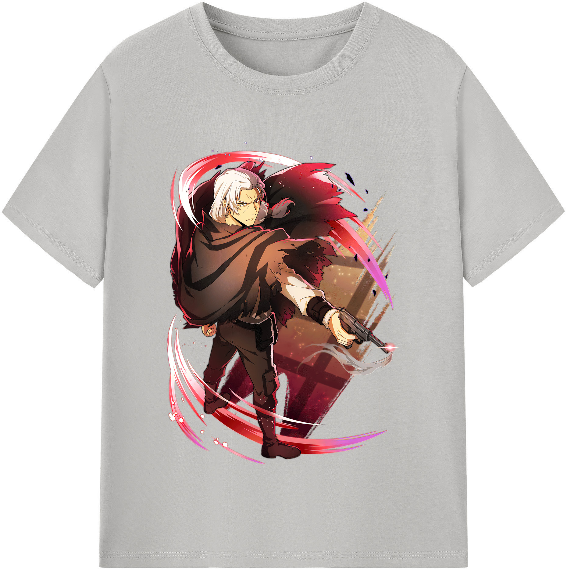 （画像用） 文豪ストレイドッグス Bungo Stray Dogs レディースカジュアルプリントTシャツ（綿100％）