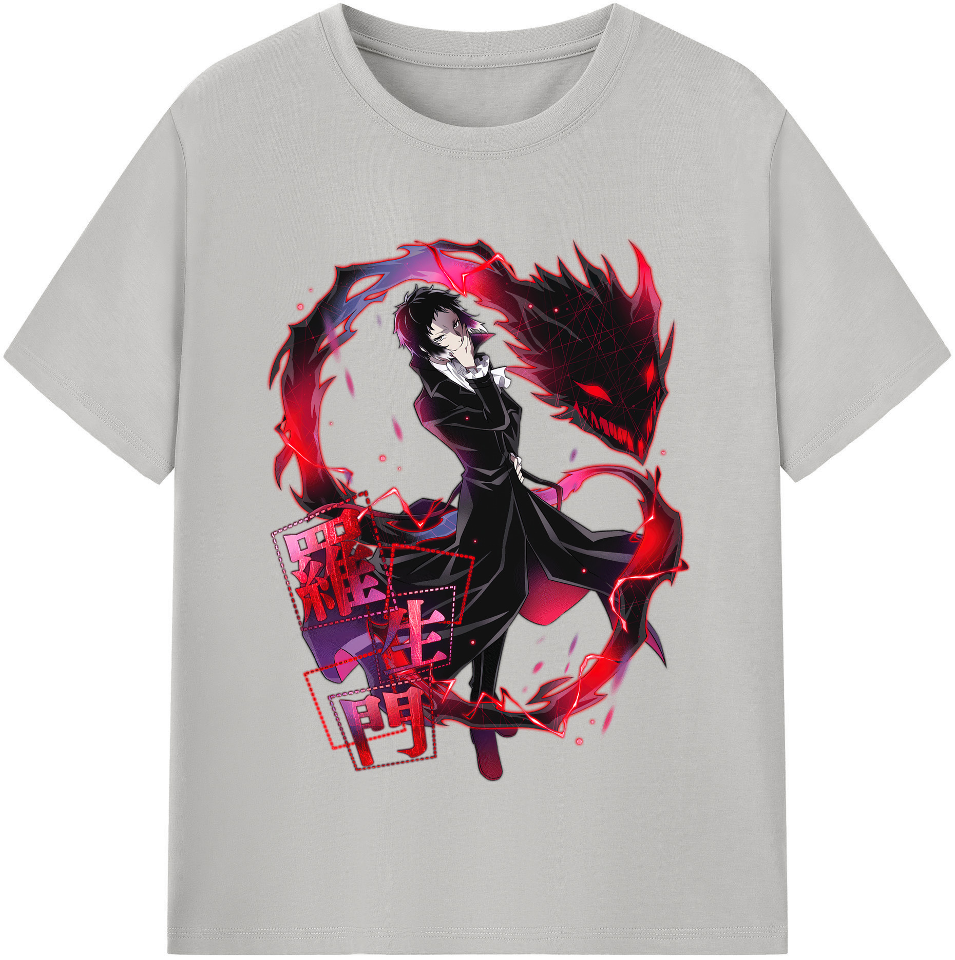 （画像用） 文豪ストレイドッグス Bungo Stray Dogs レディースカジュアルプリントTシャツ（綿100％）