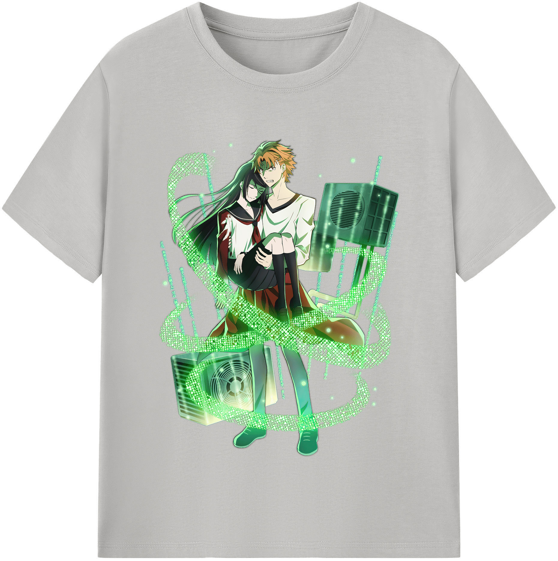 （画像用） 文豪ストレイドッグス Bungo Stray Dogs レディースカジュアルプリントTシャツ（綿100％）