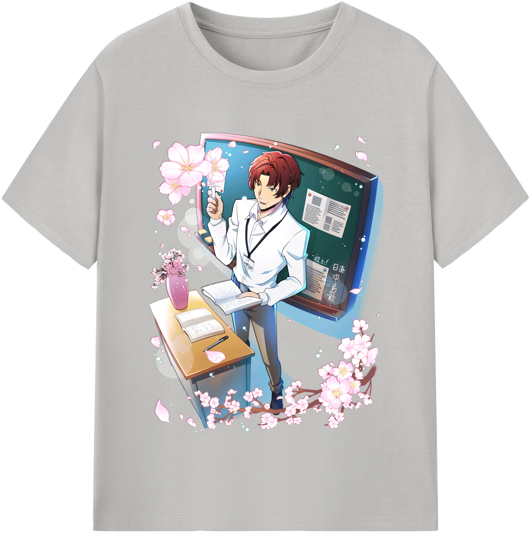 （画像用） 文豪ストレイドッグス Bungo Stray Dogs レディースカジュアルプリントTシャツ（綿100％）