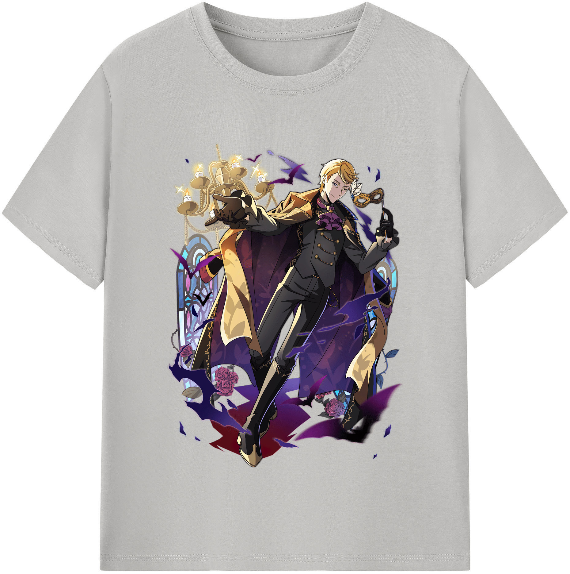 （画像用） 文豪ストレイドッグス Bungo Stray Dogs レディースカジュアルプリントTシャツ（綿100％）