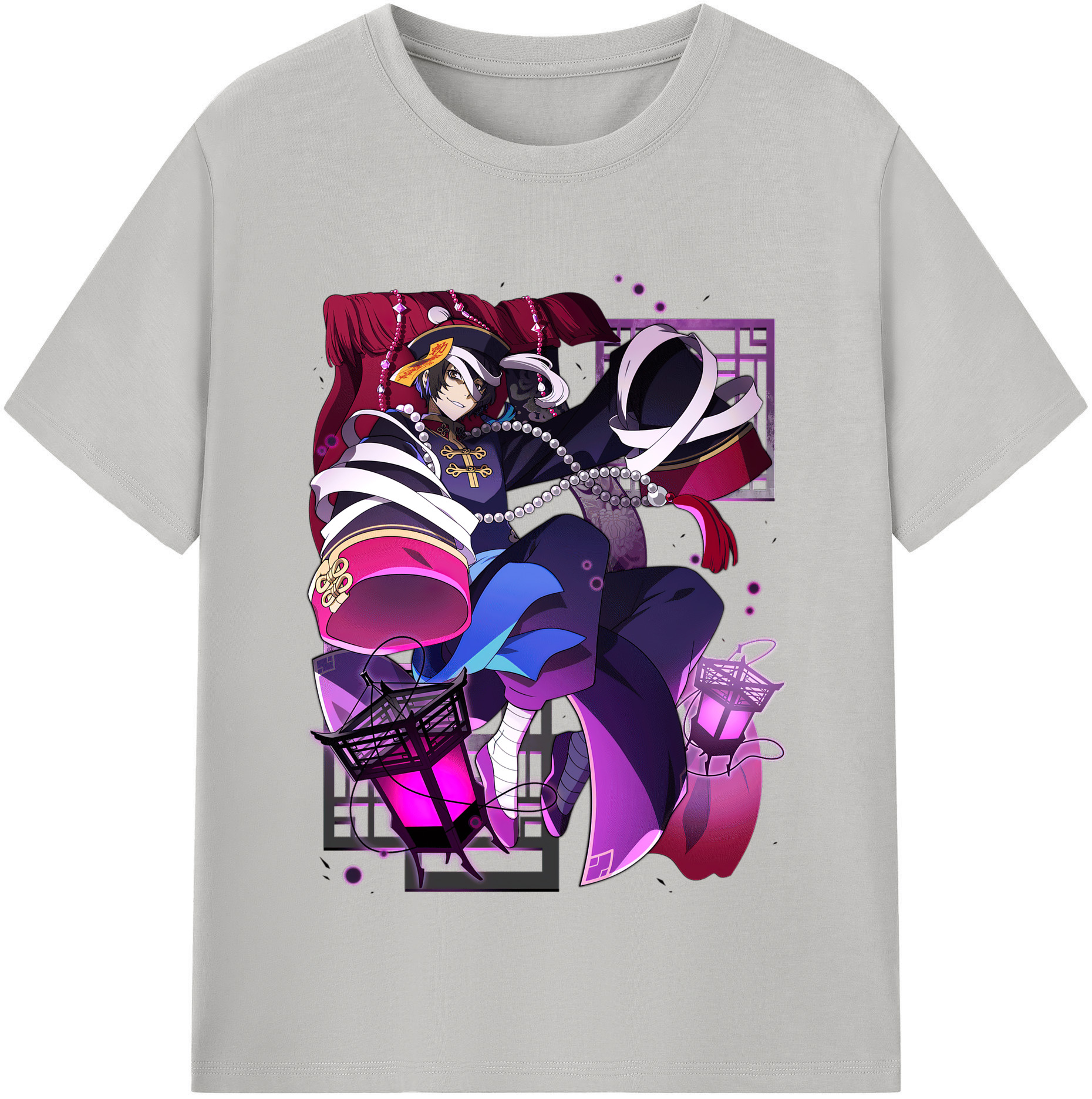 （画像用） 文豪ストレイドッグス Bungo Stray Dogs レディースカジュアルプリントTシャツ（綿100％）