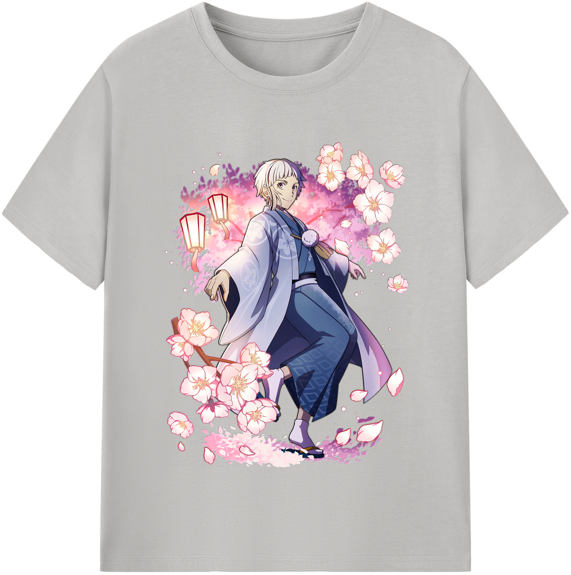 （画像用） 文豪ストレイドッグス Bungo Stray Dogs レディースカジュアルプリントTシャツ（綿100％）