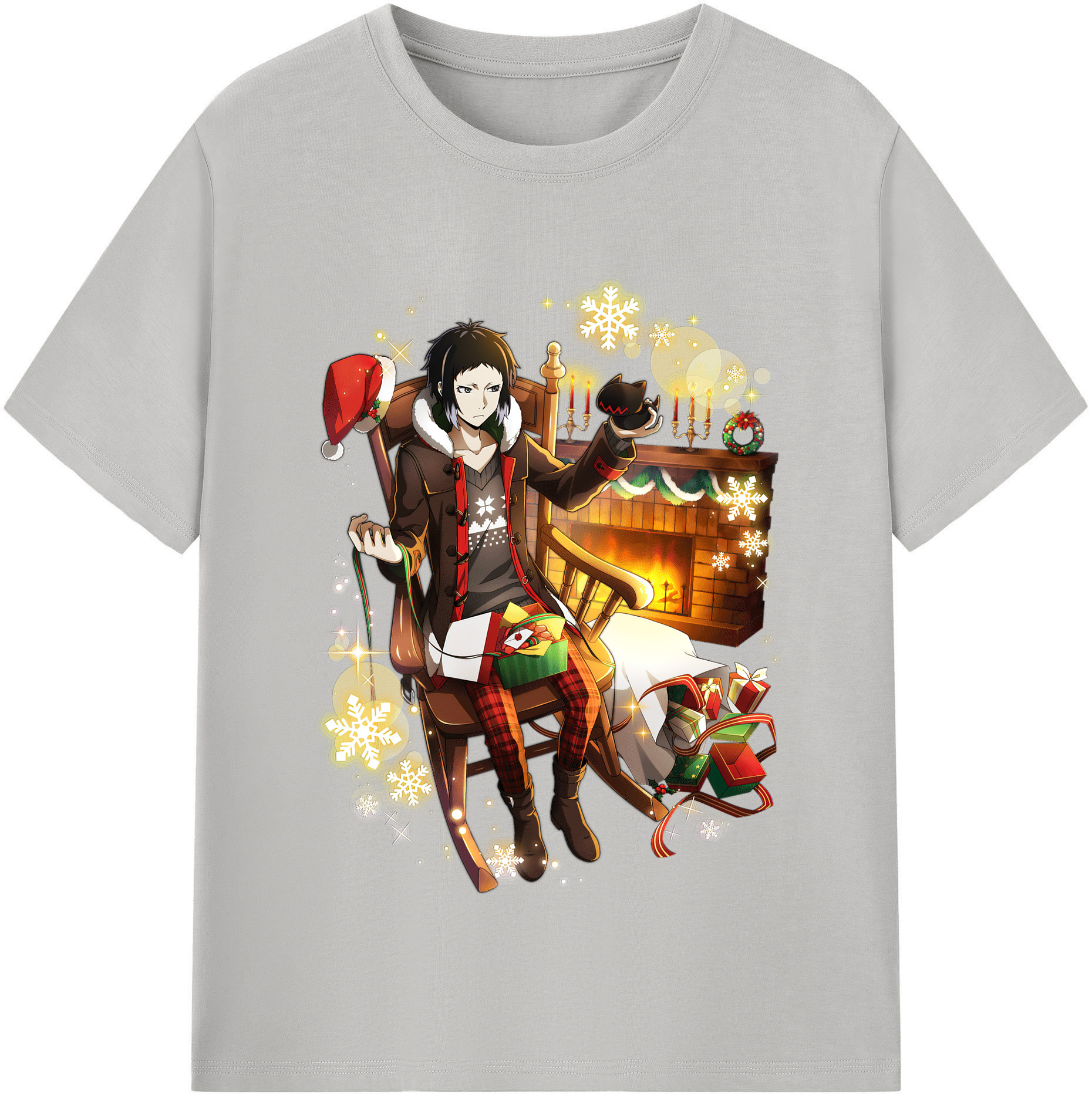 （画像用） 文豪ストレイドッグス Bungo Stray Dogs レディースカジュアルプリントTシャツ（綿100％）