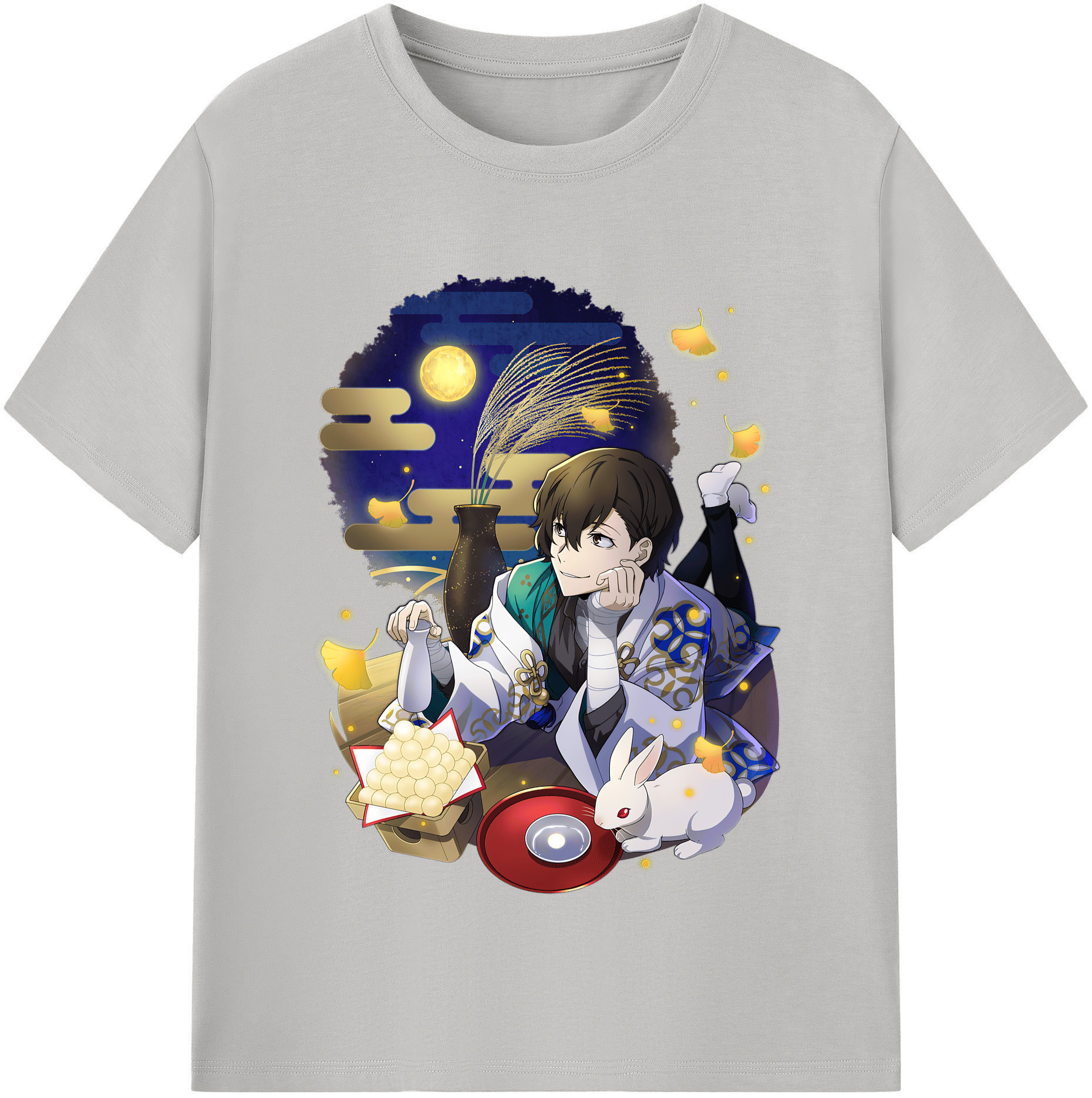 （画像用） 文豪ストレイドッグス Bungo Stray Dogs レディースカジュアルプリントTシャツ（綿100％）