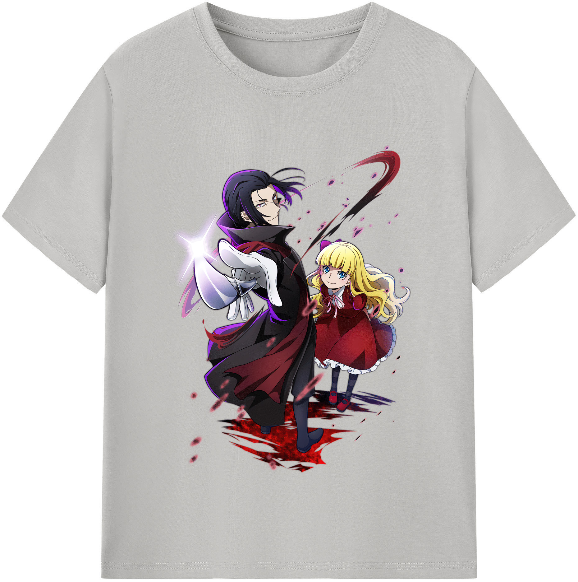 （画像用） 文豪ストレイドッグス Bungo Stray Dogs レディースカジュアルプリントTシャツ（綿100％）