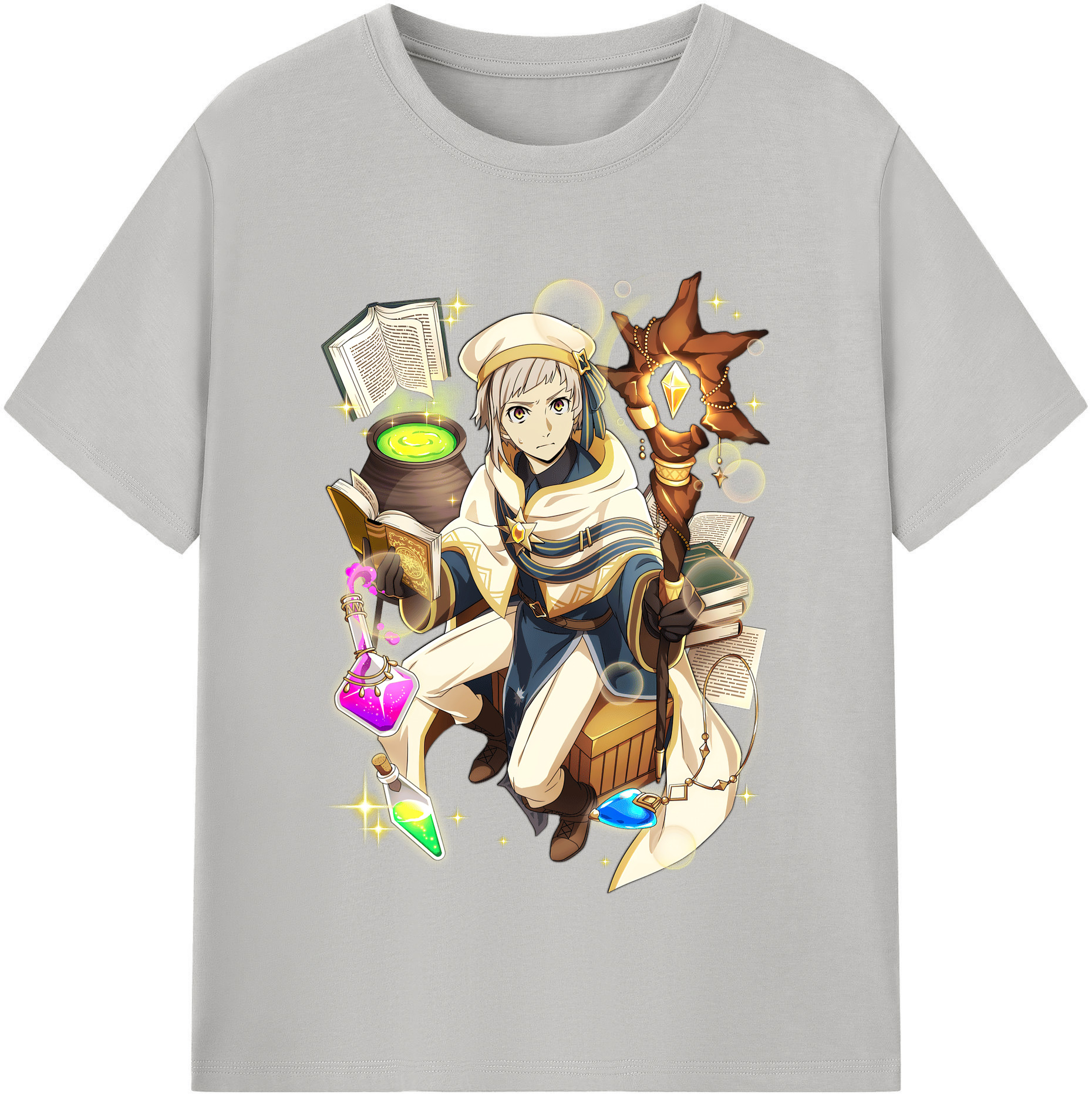 （画像用） 文豪ストレイドッグス Bungo Stray Dogs レディースカジュアルプリントTシャツ（綿100％）
