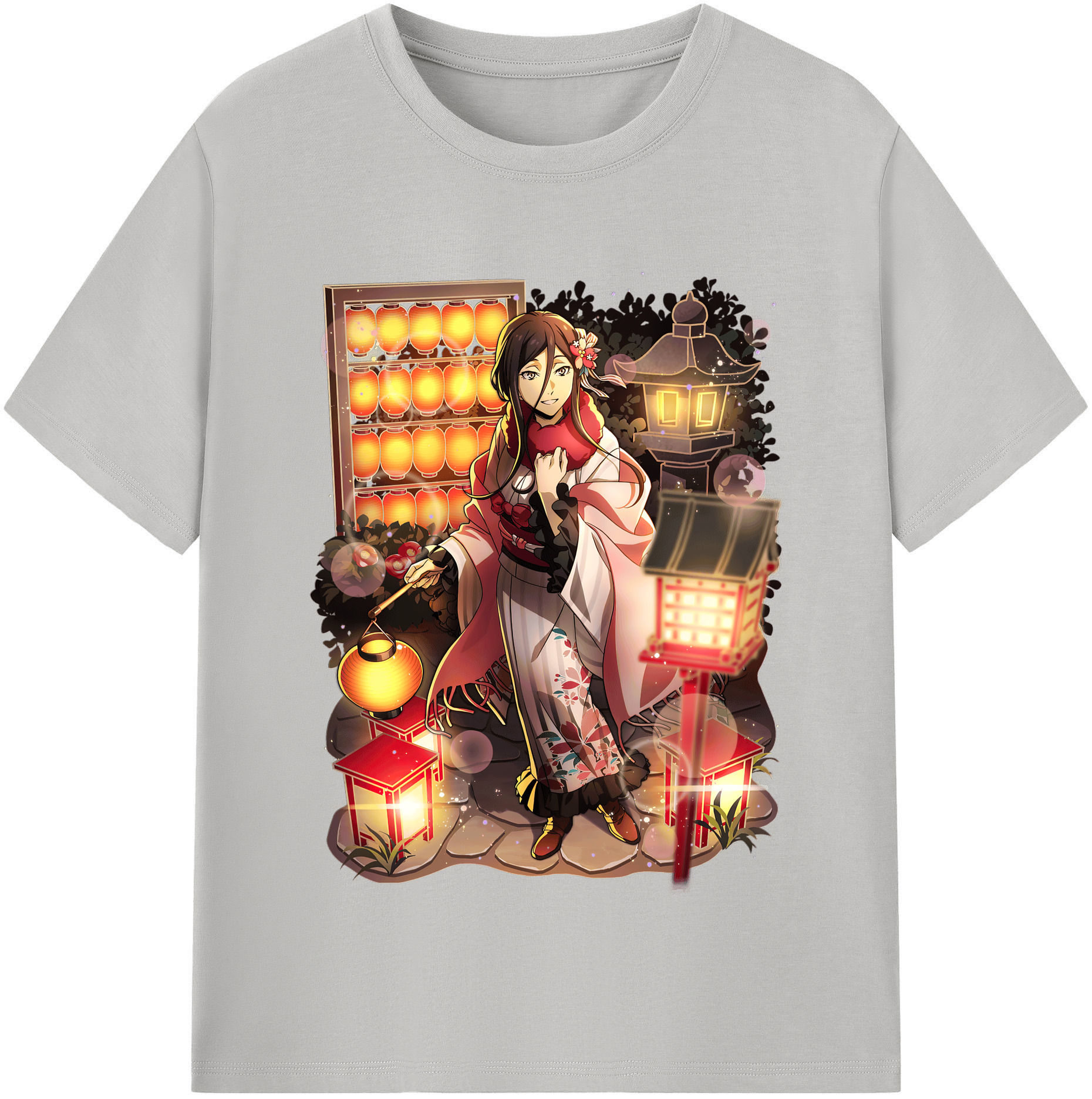 （画像用） 文豪ストレイドッグス Bungo Stray Dogs レディースカジュアルプリントTシャツ（綿100％）