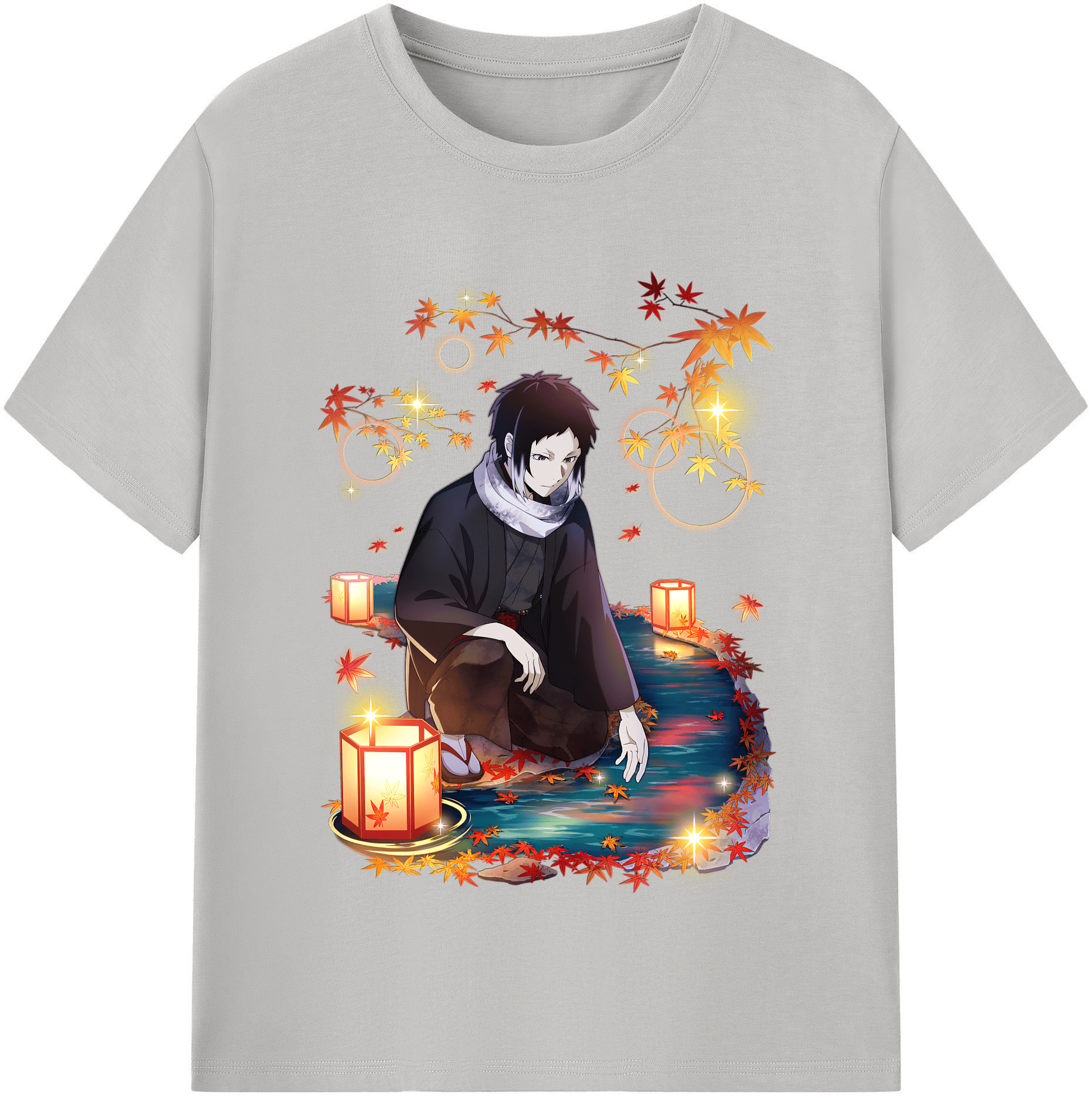（画像用） 文豪ストレイドッグス Bungo Stray Dogs レディースカジュアルプリントTシャツ（綿100％）