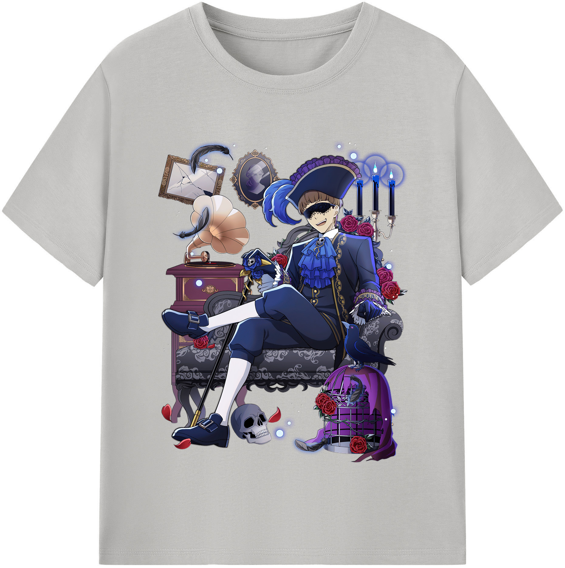 （画像用） 文豪ストレイドッグス Bungo Stray Dogs レディースカジュアルプリントTシャツ（綿100％）
