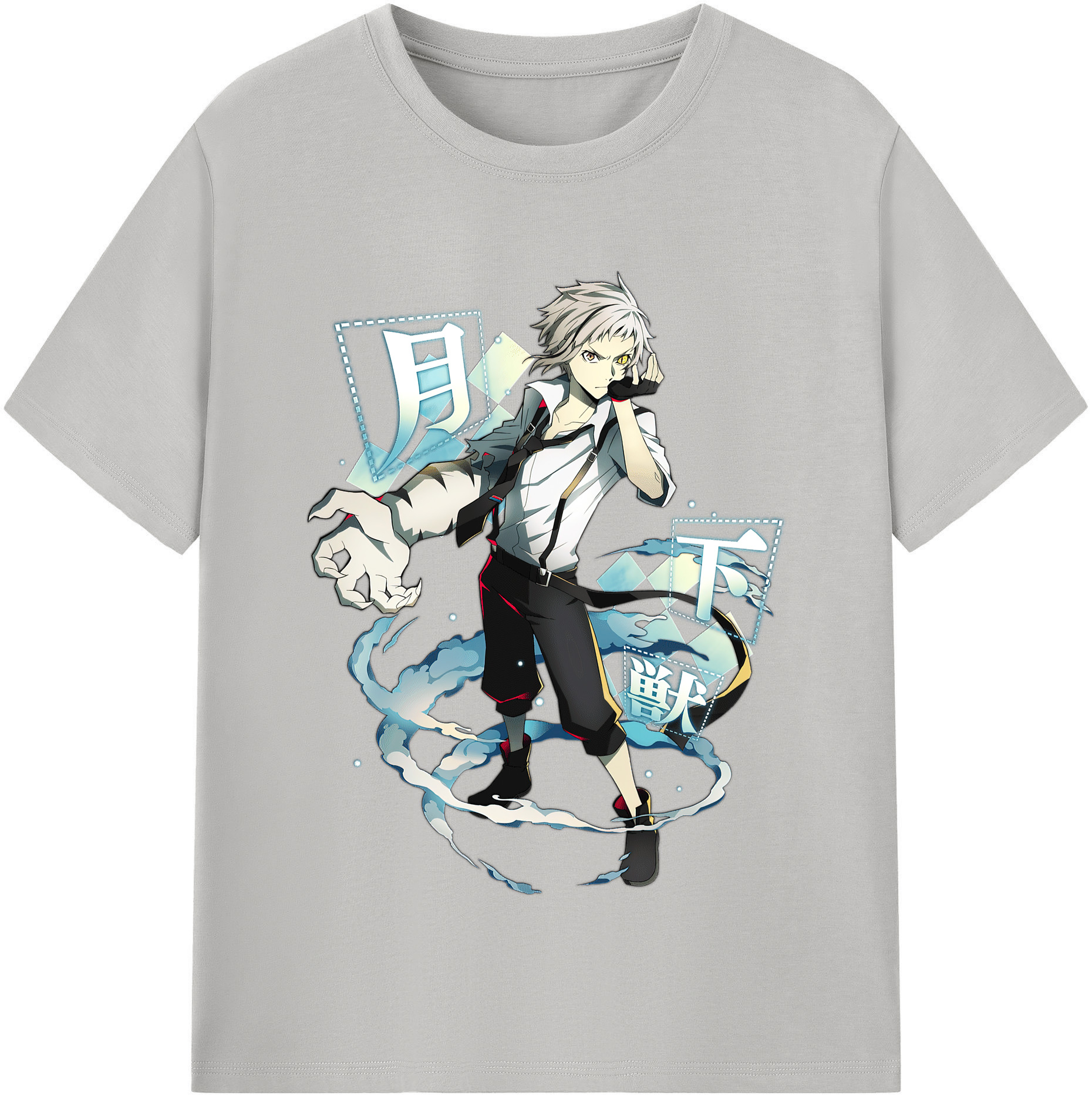 （画像用） 文豪ストレイドッグス Bungo Stray Dogs レディースカジュアルプリントTシャツ（綿100％）