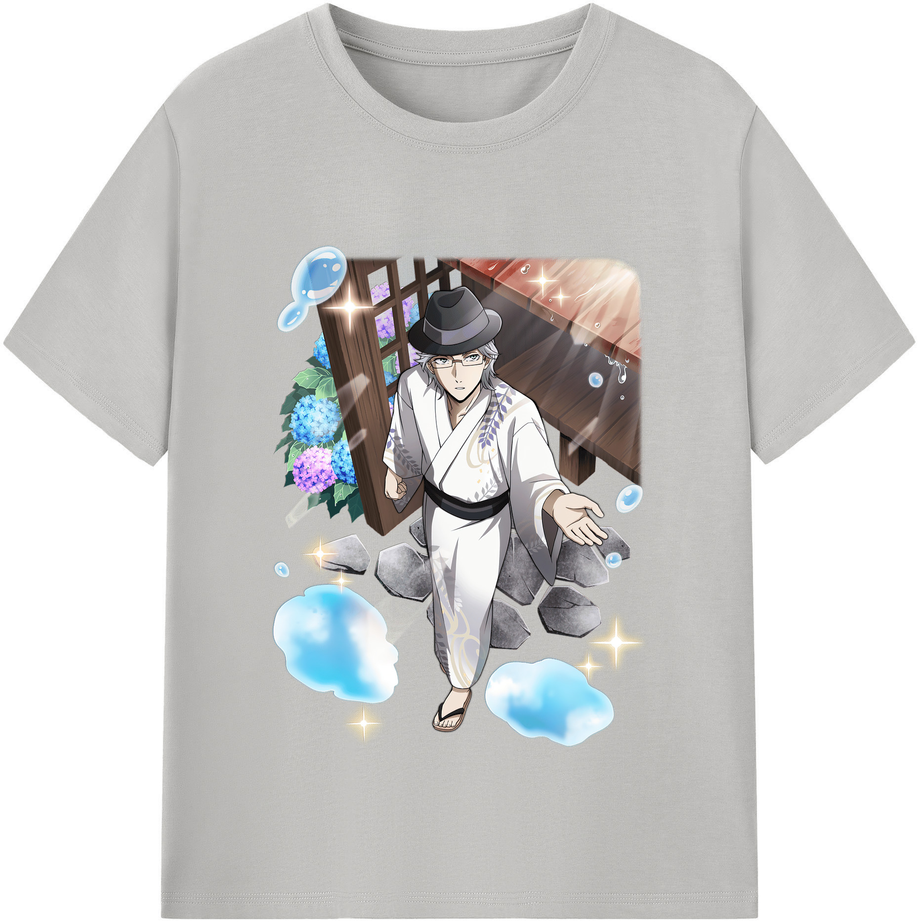 （画像用） 文豪ストレイドッグス Bungo Stray Dogs レディースカジュアルプリントTシャツ（綿100％）