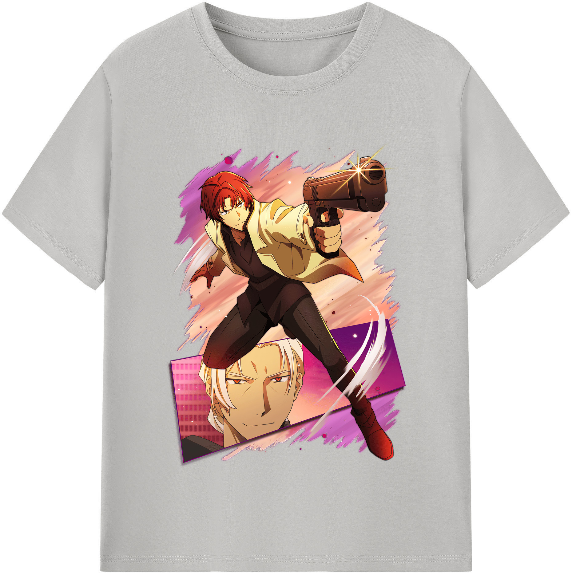 （画像用） 文豪ストレイドッグス Bungo Stray Dogs レディースカジュアルプリントTシャツ（綿100％）