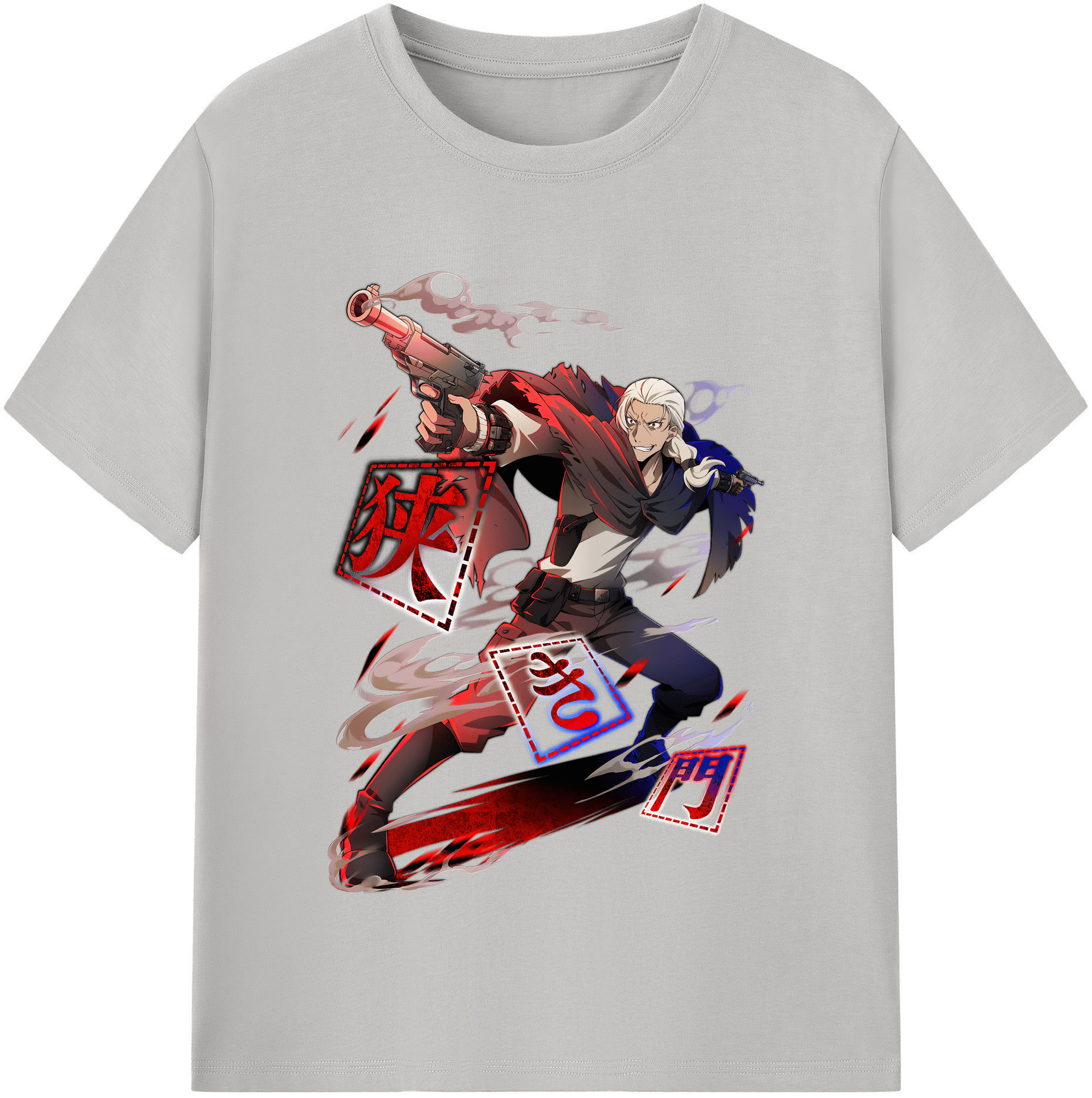 （画像用） 文豪ストレイドッグス Bungo Stray Dogs レディースカジュアルプリントTシャツ（綿100％）