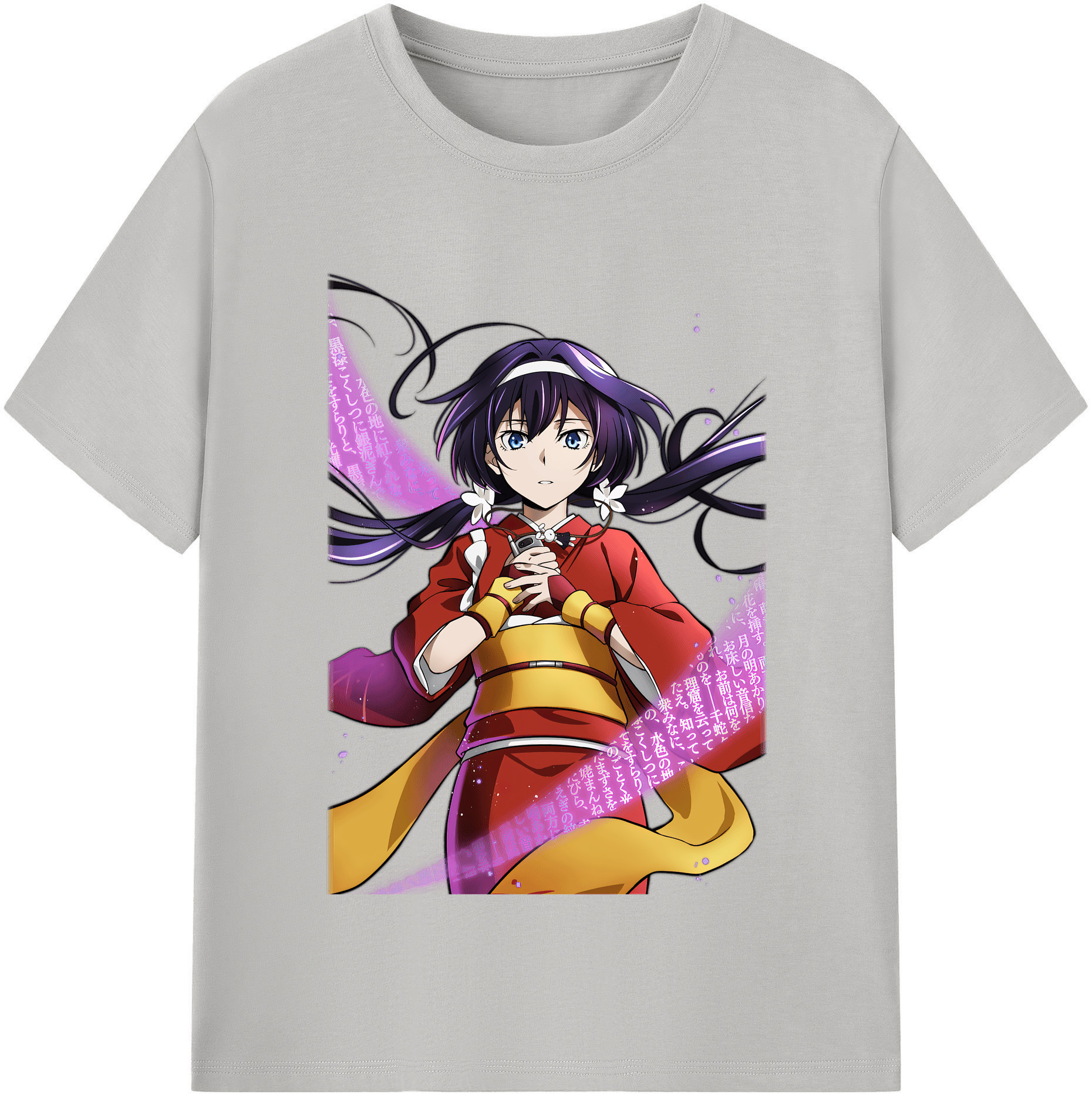 （画像用） 文豪ストレイドッグス Bungo Stray Dogs レディースカジュアルプリントTシャツ（綿100％）