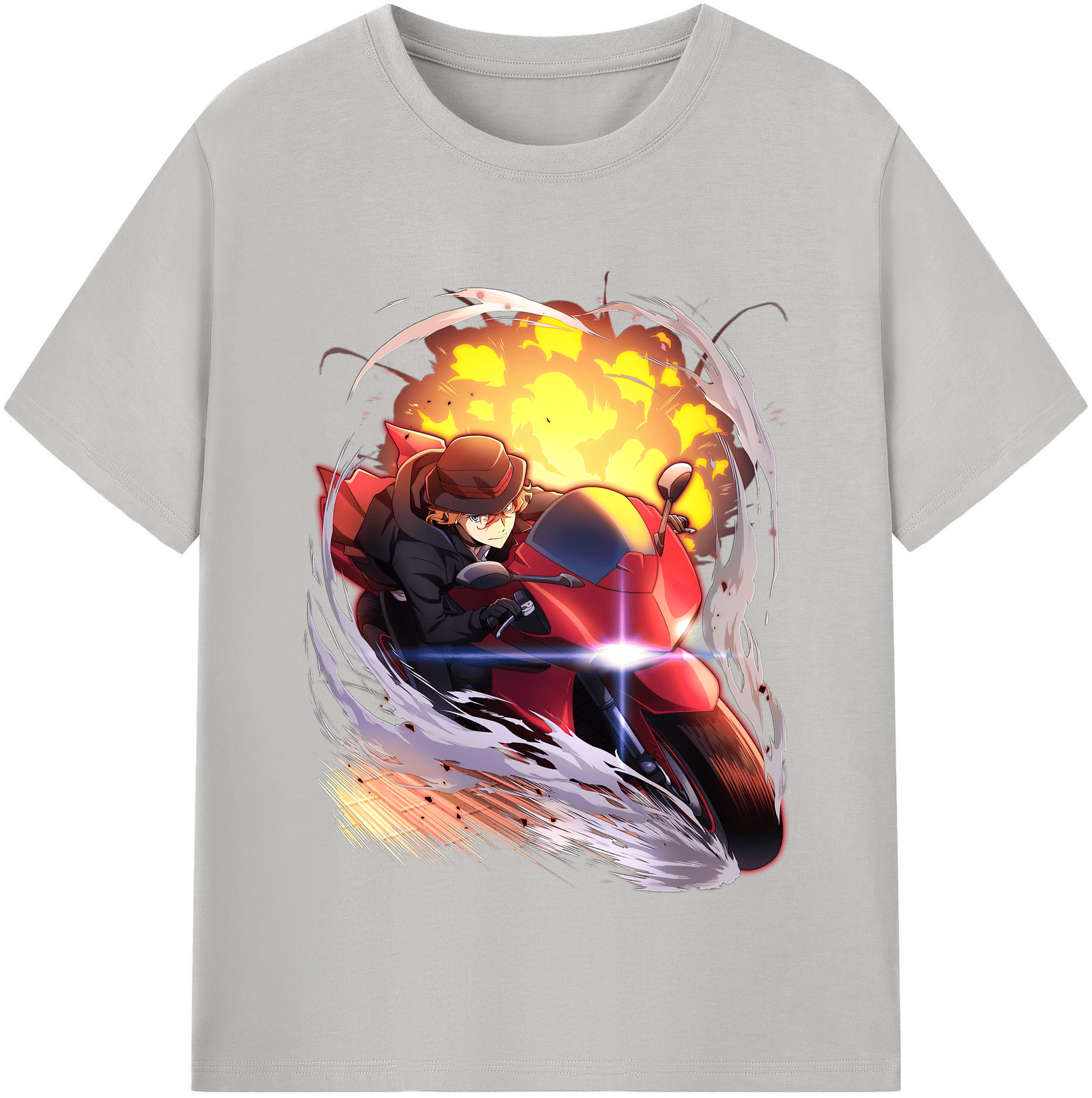 （画像用） 文豪ストレイドッグス Bungo Stray Dogs レディースカジュアルプリントTシャツ（綿100％）