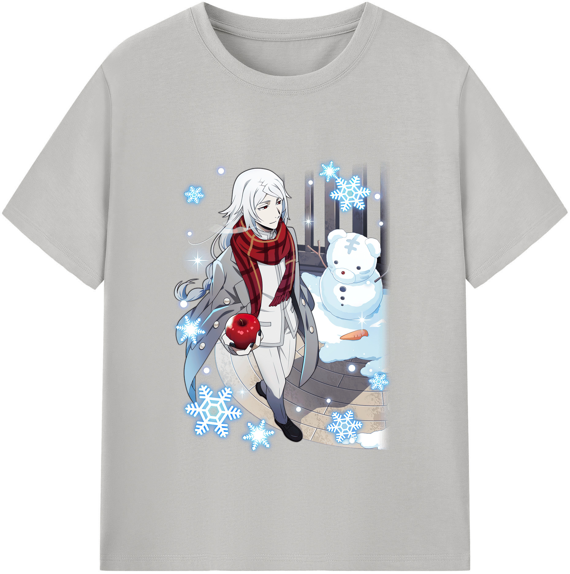 （画像用） 文豪ストレイドッグス Bungo Stray Dogs レディースカジュアルプリントTシャツ（綿100％）