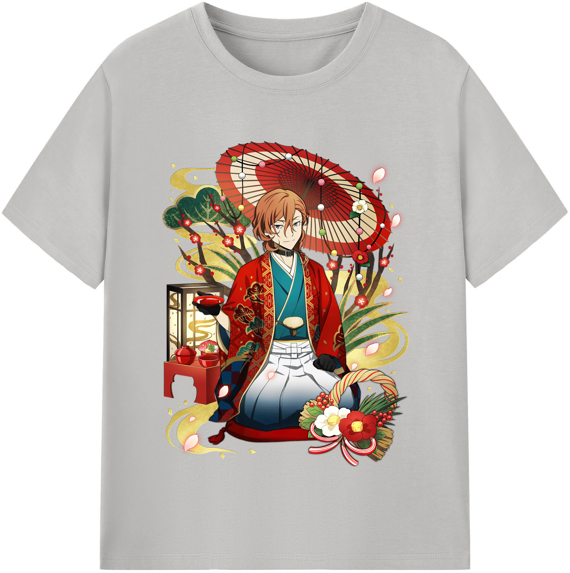 （画像用） 文豪ストレイドッグス Bungo Stray Dogs レディースカジュアルプリントTシャツ（綿100％）