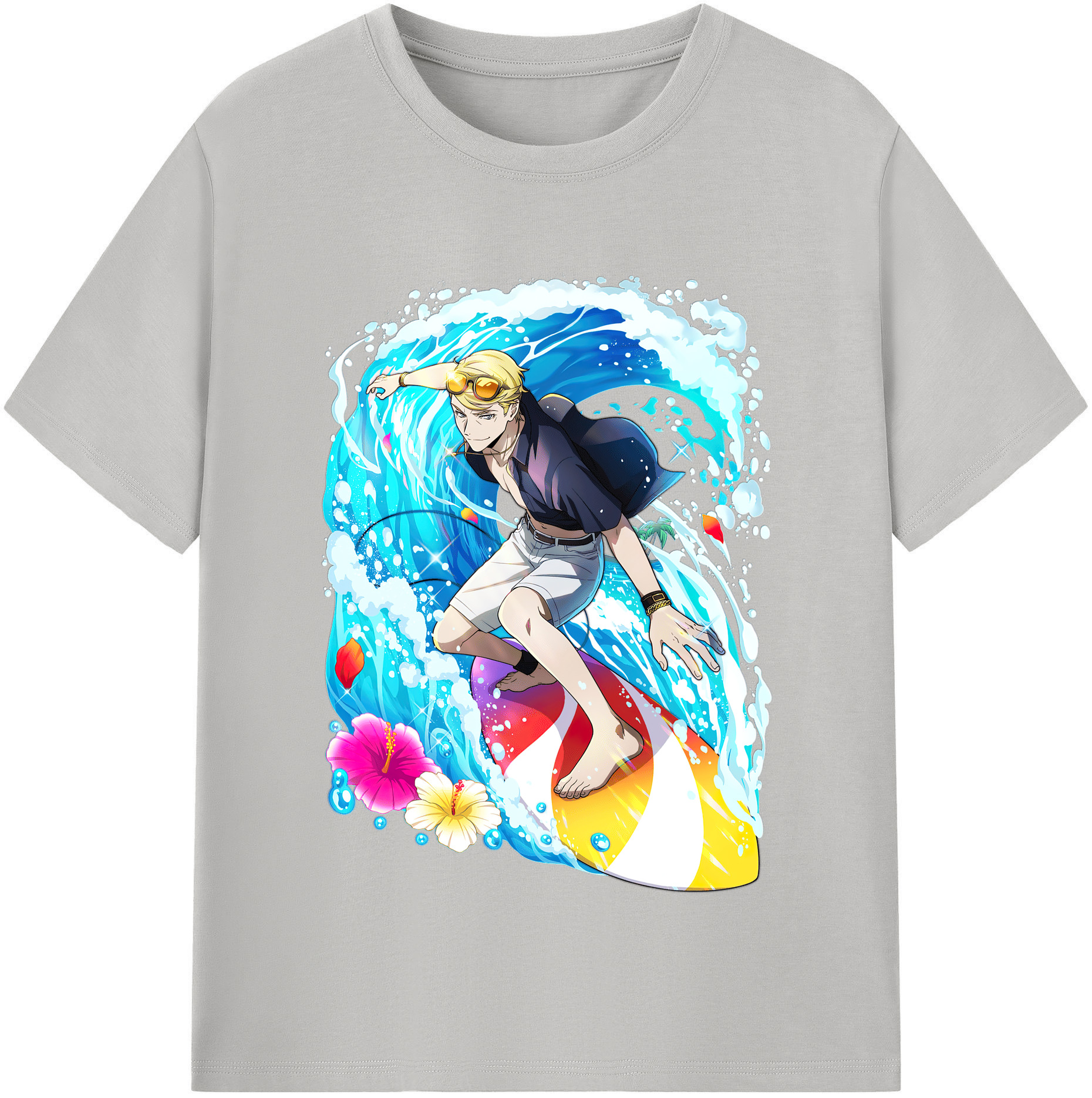 （画像用） 文豪ストレイドッグス Bungo Stray Dogs レディースカジュアルプリントTシャツ（綿100％）