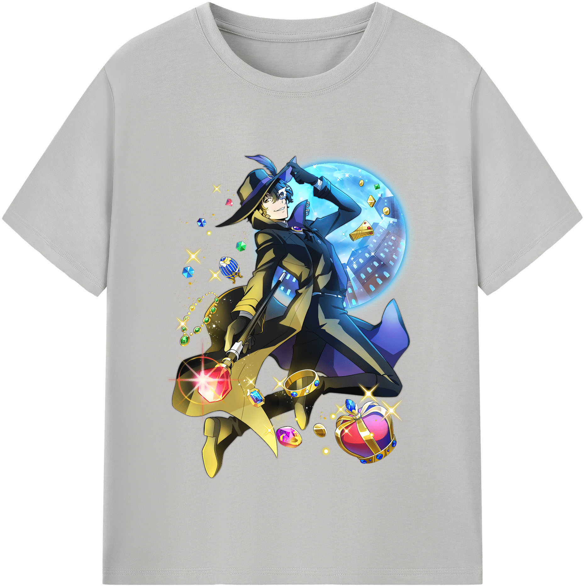 （画像用） 文豪ストレイドッグス Bungo Stray Dogs レディースカジュアルプリントTシャツ（綿100％）