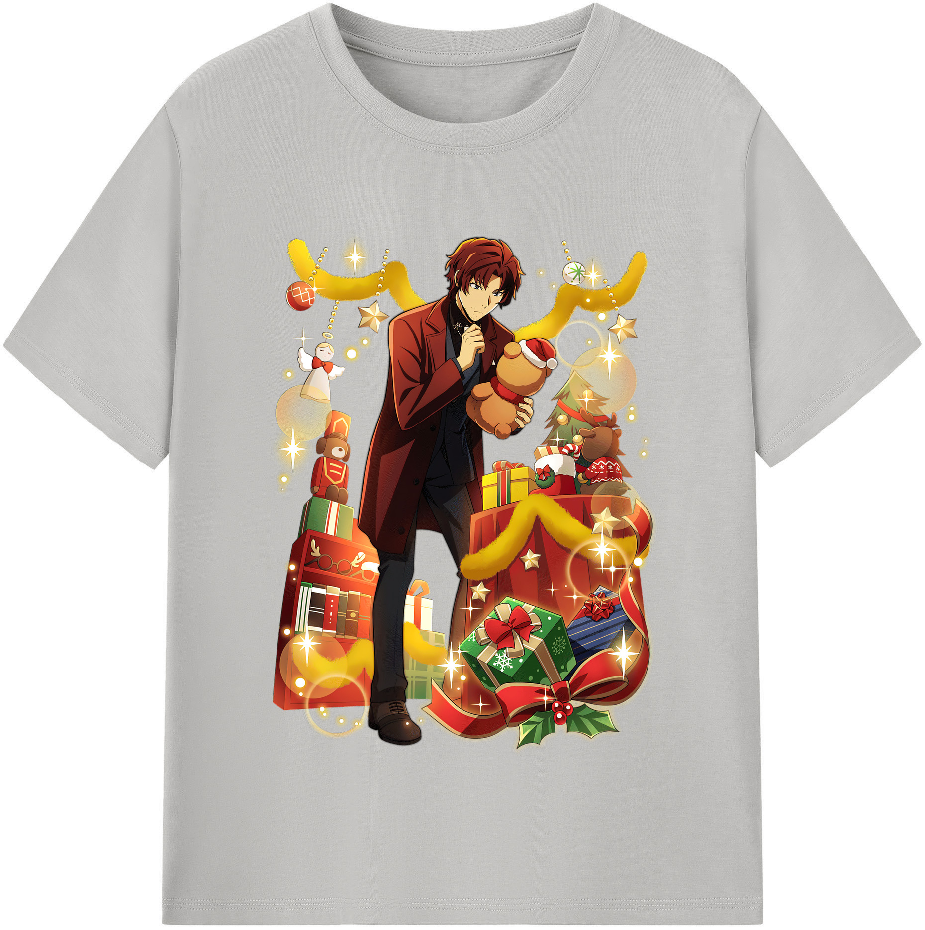 （画像用） 文豪ストレイドッグス Bungo Stray Dogs レディースカジュアルプリントTシャツ（綿100％）