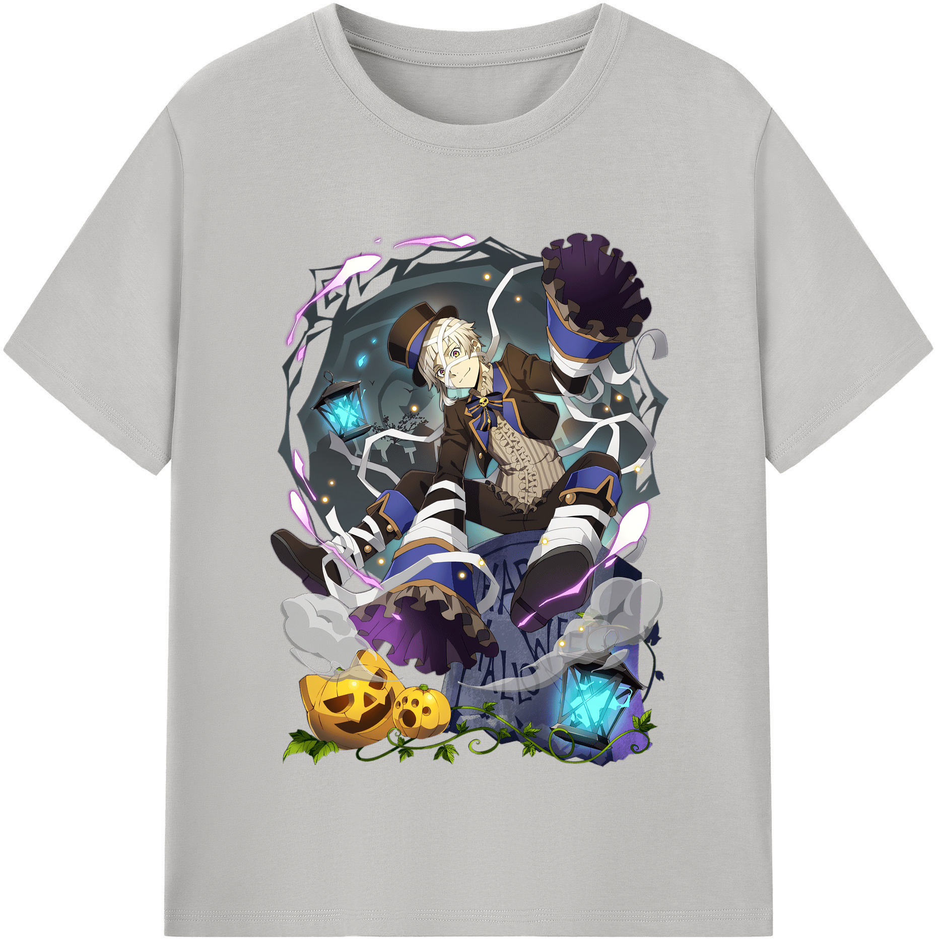 （画像用） 文豪ストレイドッグス Bungo Stray Dogs レディースカジュアルプリントTシャツ（綿100％）