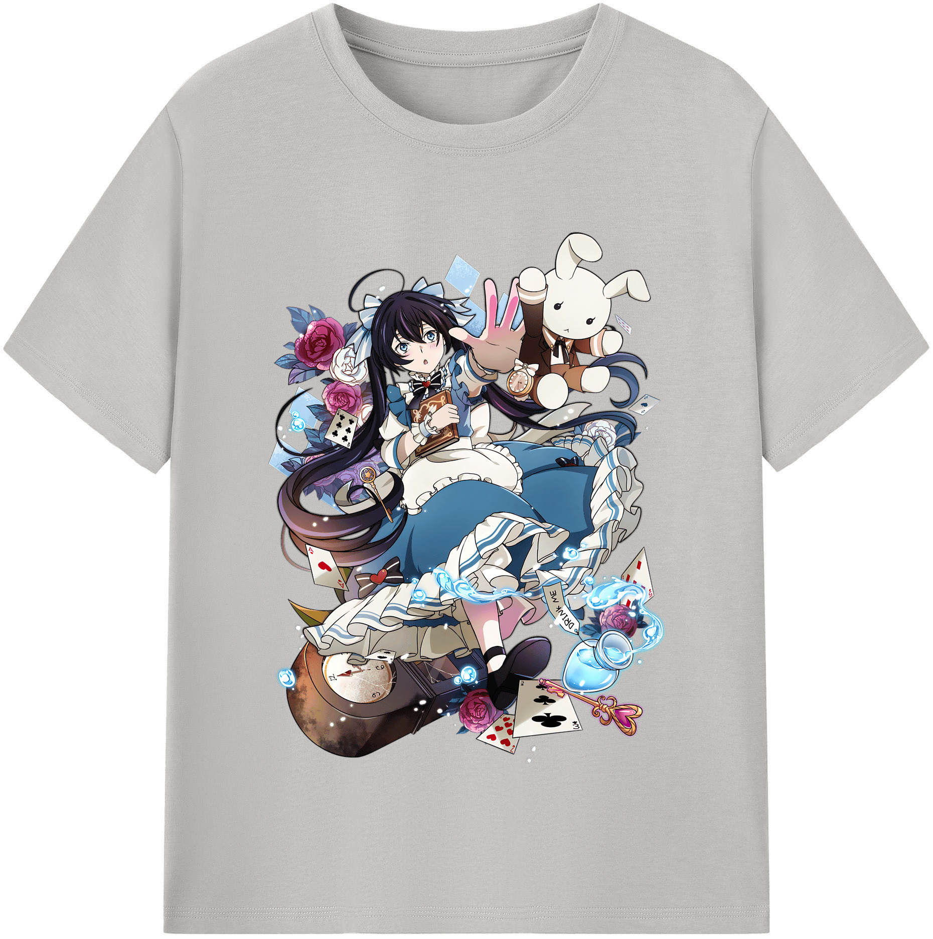（画像用） 文豪ストレイドッグス Bungo Stray Dogs レディースカジュアルプリントTシャツ（綿100％）