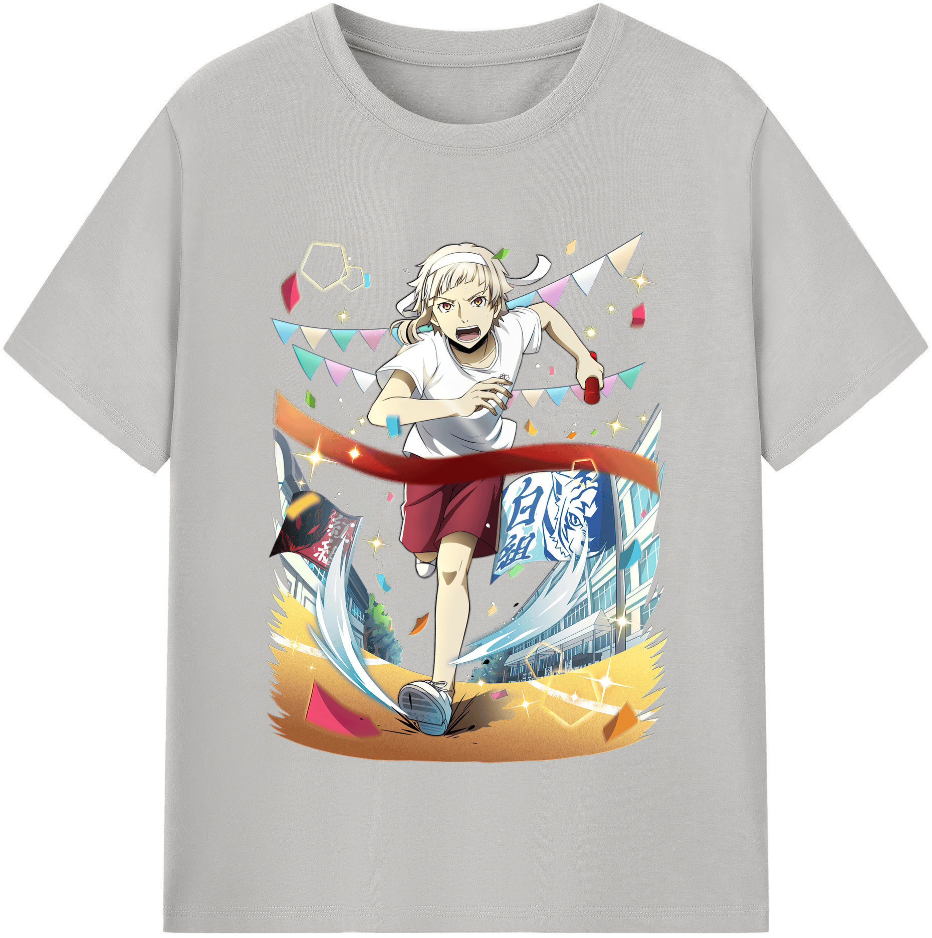 （画像用） 文豪ストレイドッグス Bungo Stray Dogs レディースカジュアルプリントTシャツ（綿100％）