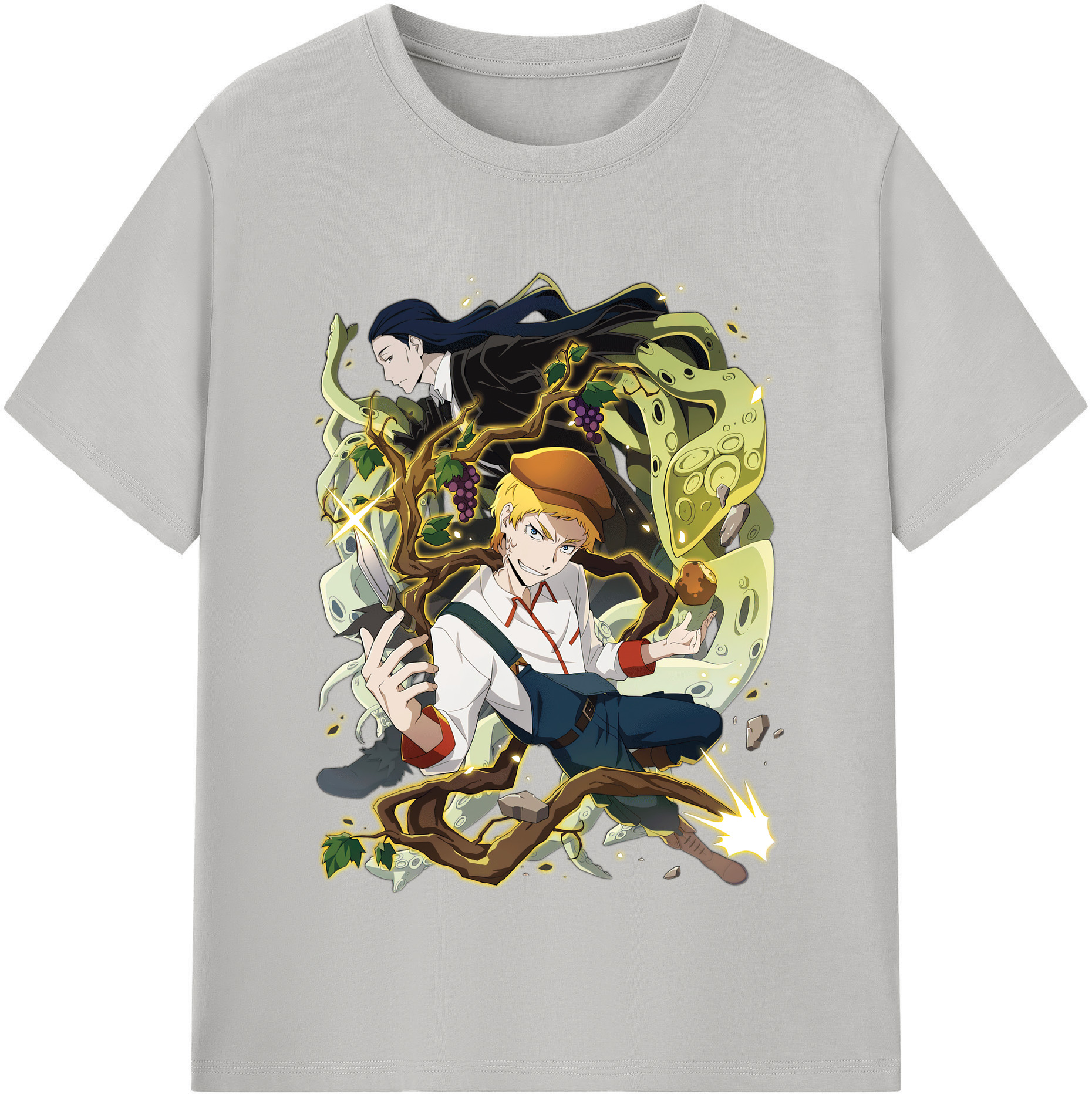 （画像用） 文豪ストレイドッグス Bungo Stray Dogs レディースカジュアルプリントTシャツ（綿100％）