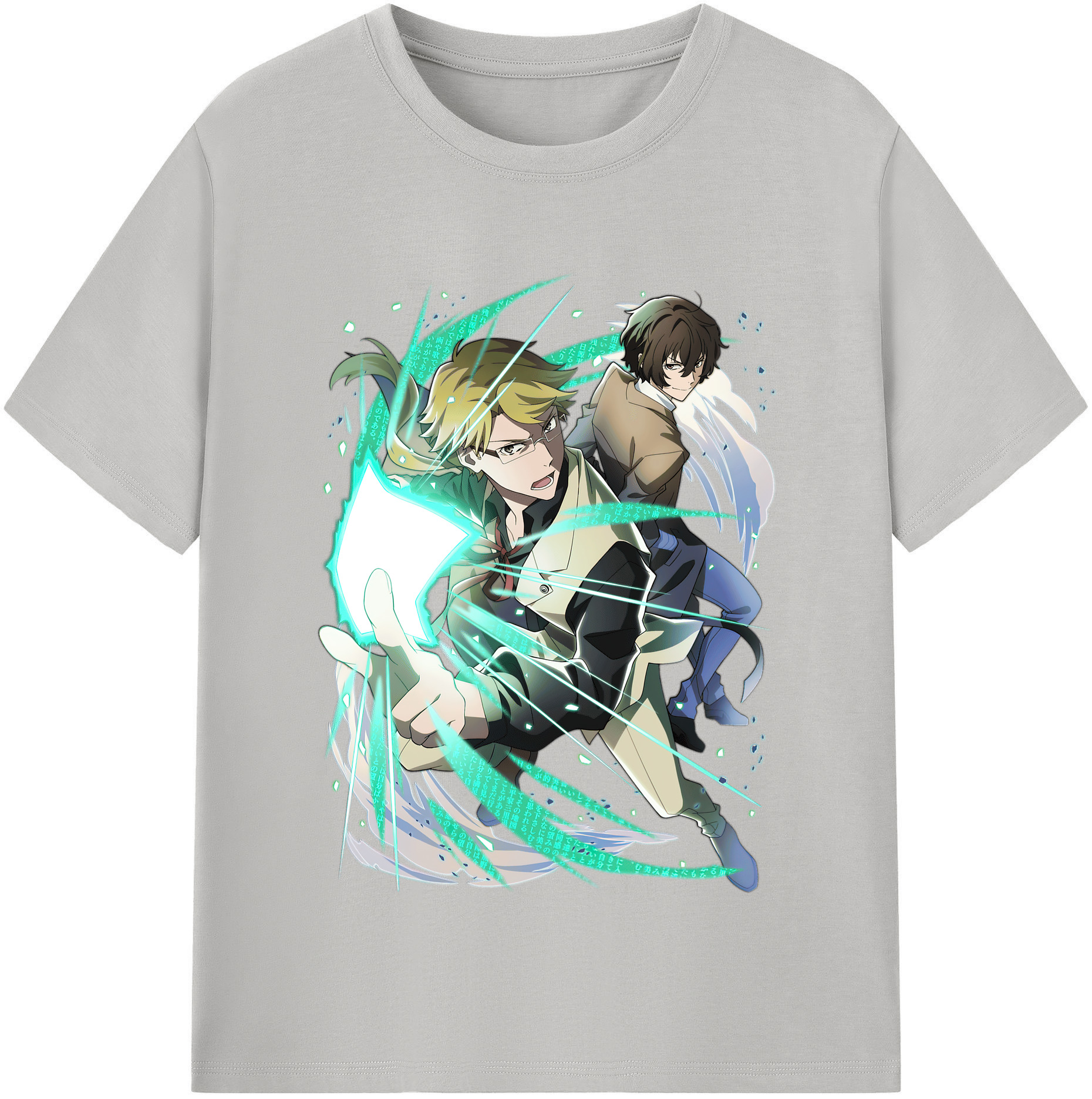 （画像用） 文豪ストレイドッグス Bungo Stray Dogs レディースカジュアルプリントTシャツ（綿100％）