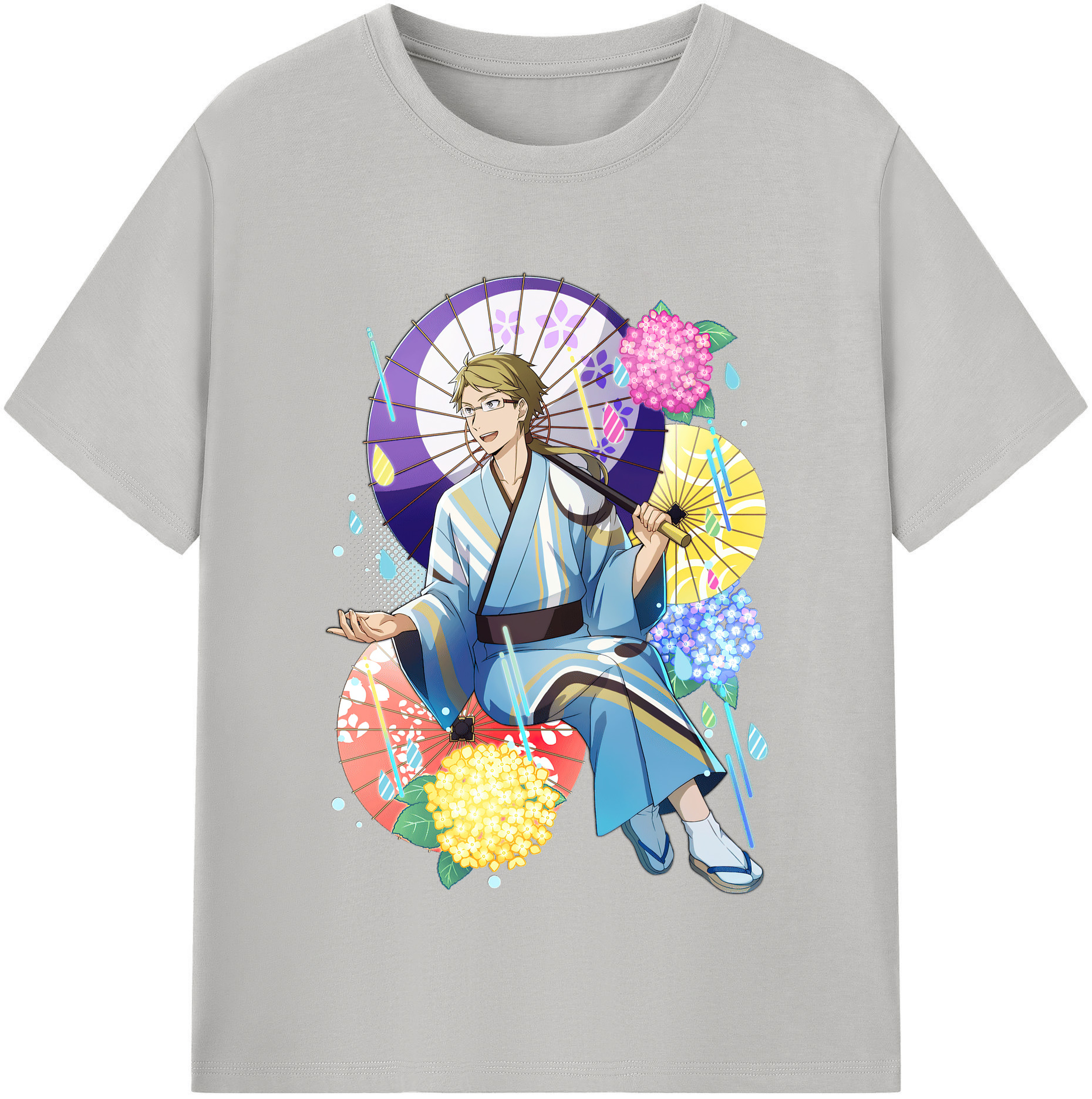 （画像用） 文豪ストレイドッグス Bungo Stray Dogs レディースカジュアルプリントTシャツ（綿100％）