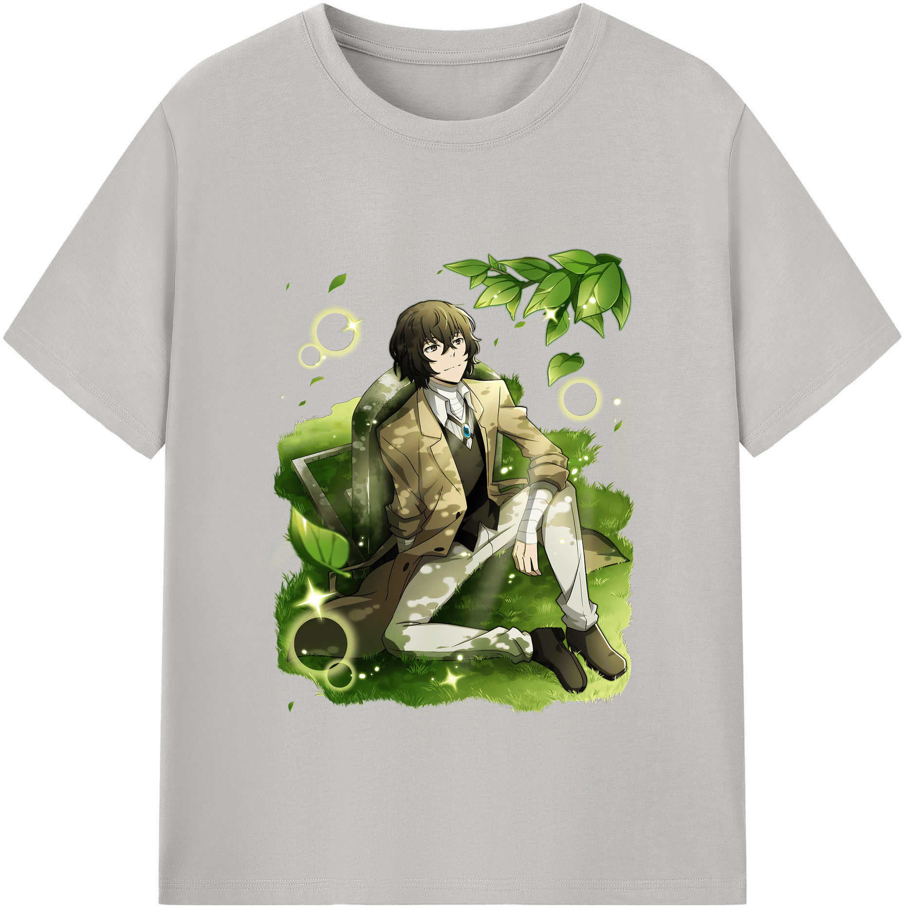 （画像用） 文豪ストレイドッグス Bungo Stray Dogs レディースカジュアルプリントTシャツ（綿100％）