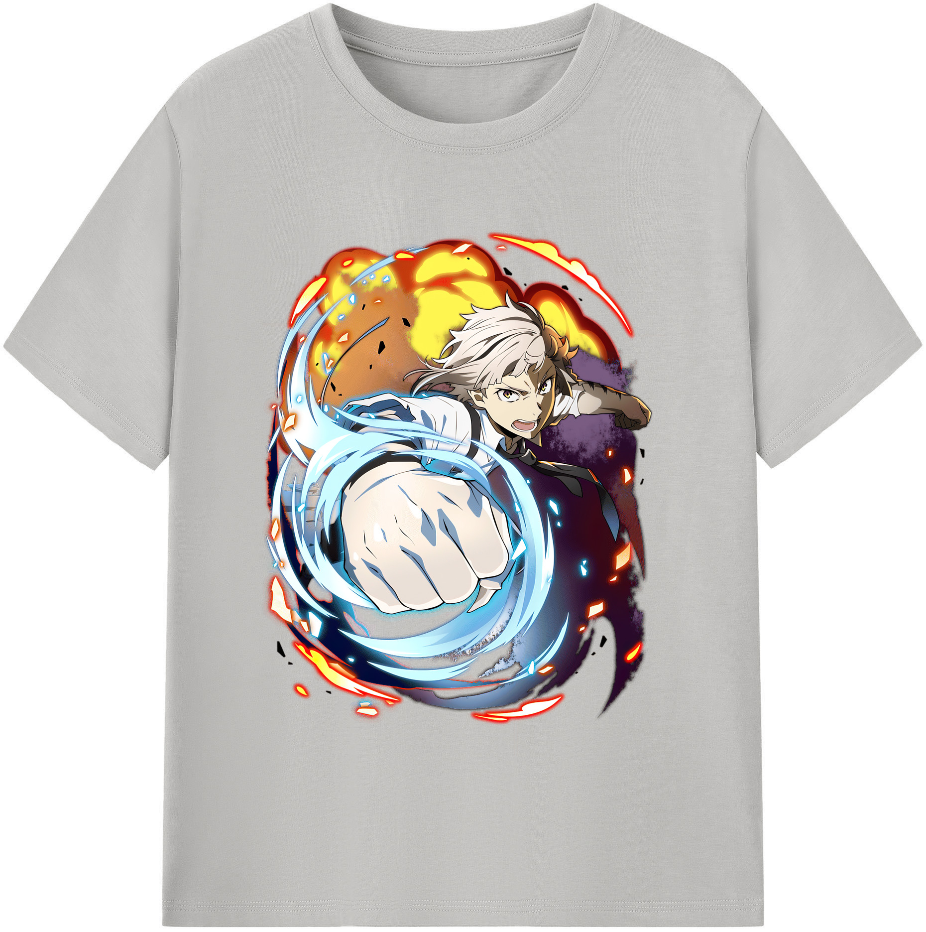 （画像用） 文豪ストレイドッグス Bungo Stray Dogs レディースカジュアルプリントTシャツ（綿100％）