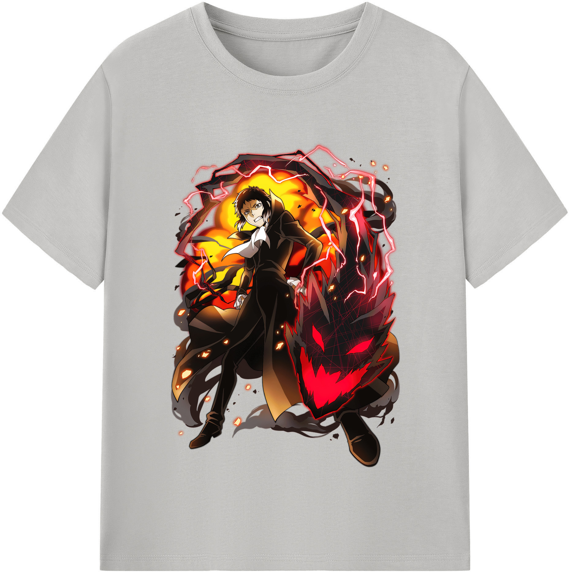 （画像用） 文豪ストレイドッグス Bungo Stray Dogs レディースカジュアルプリントTシャツ（綿100％）