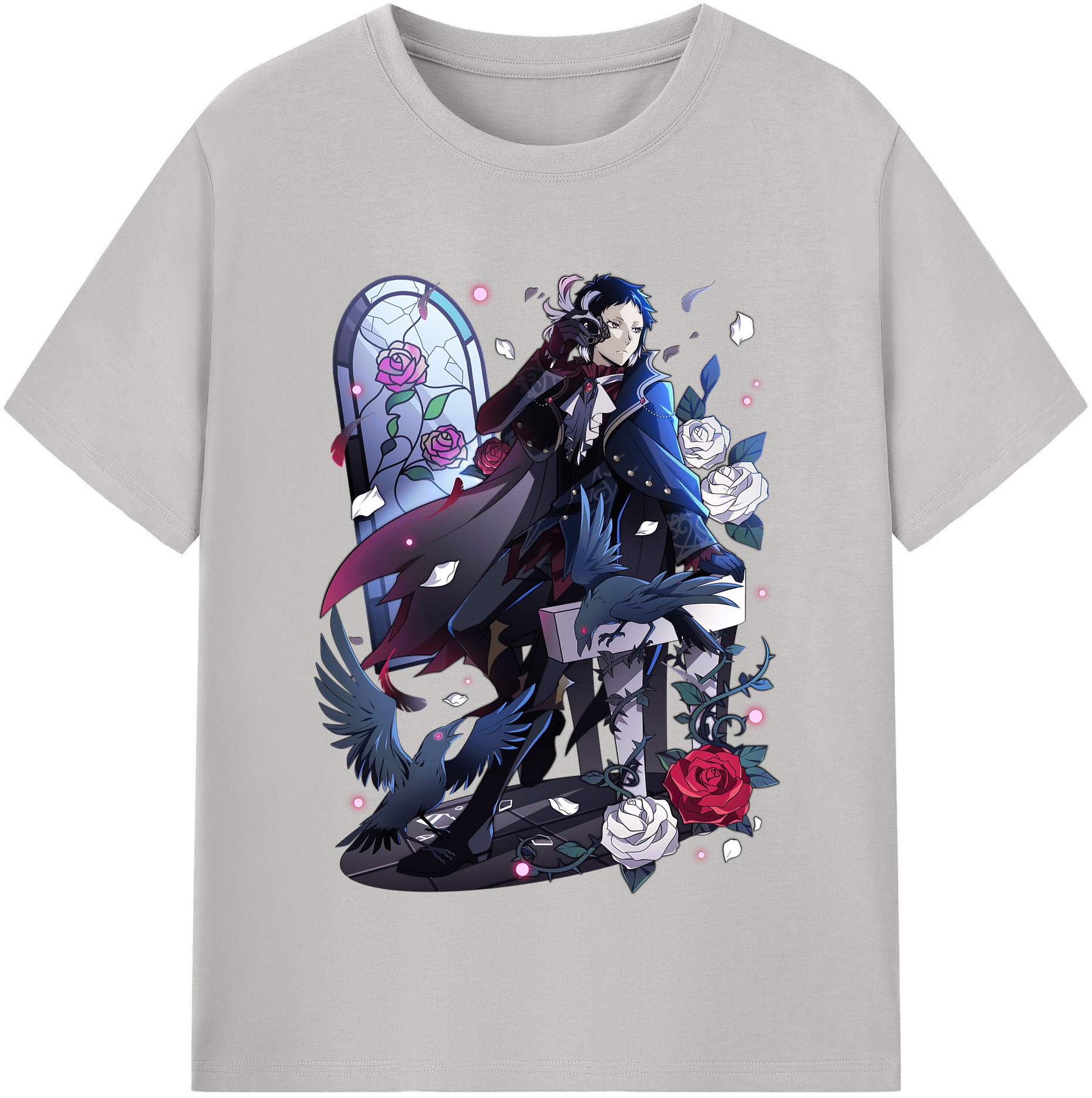 （画像用） 文豪ストレイドッグス Bungo Stray Dogs レディースカジュアルプリントTシャツ（綿100％）