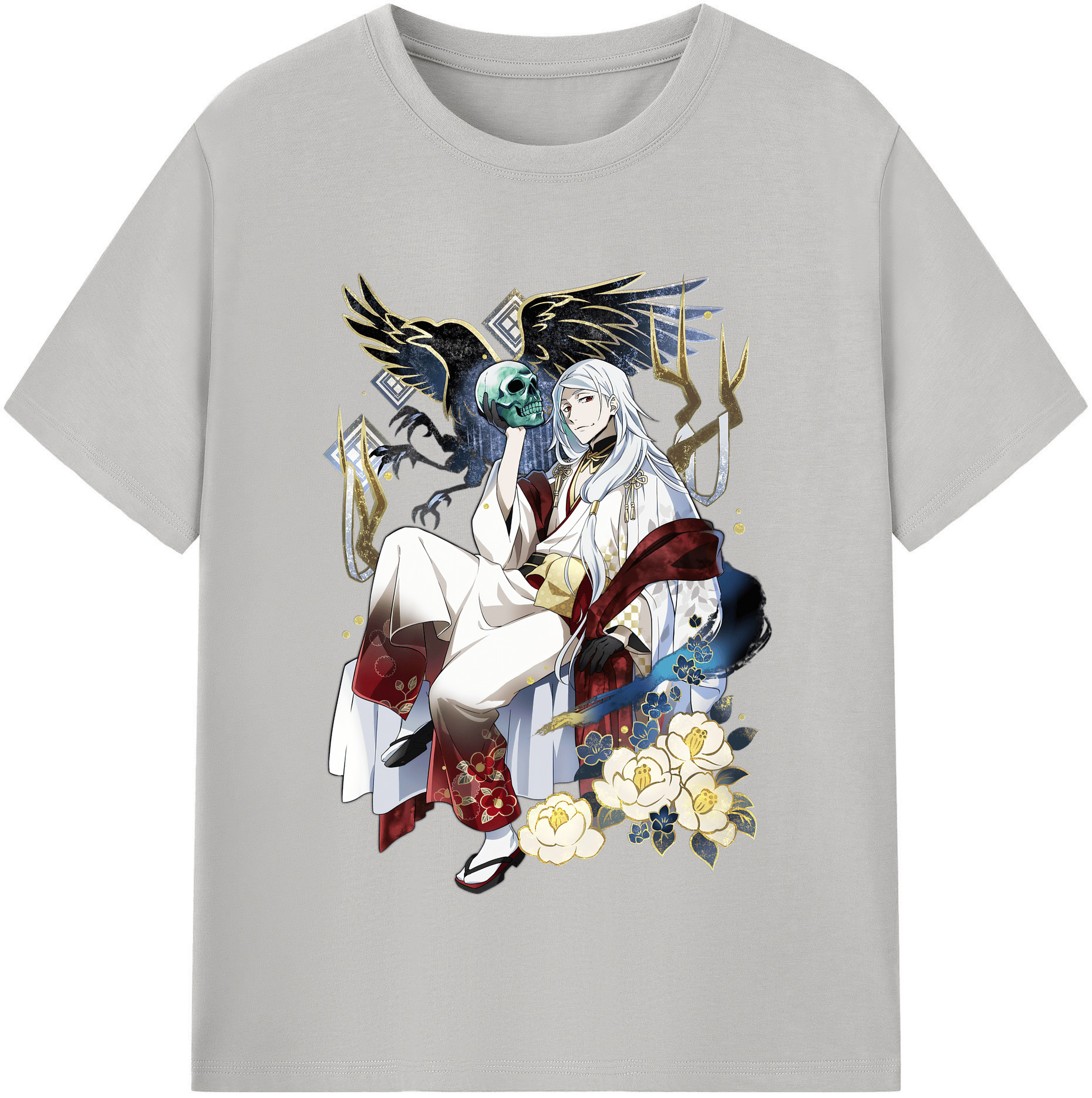 （画像用） 文豪ストレイドッグス Bungo Stray Dogs レディースカジュアルプリントTシャツ（綿100％）