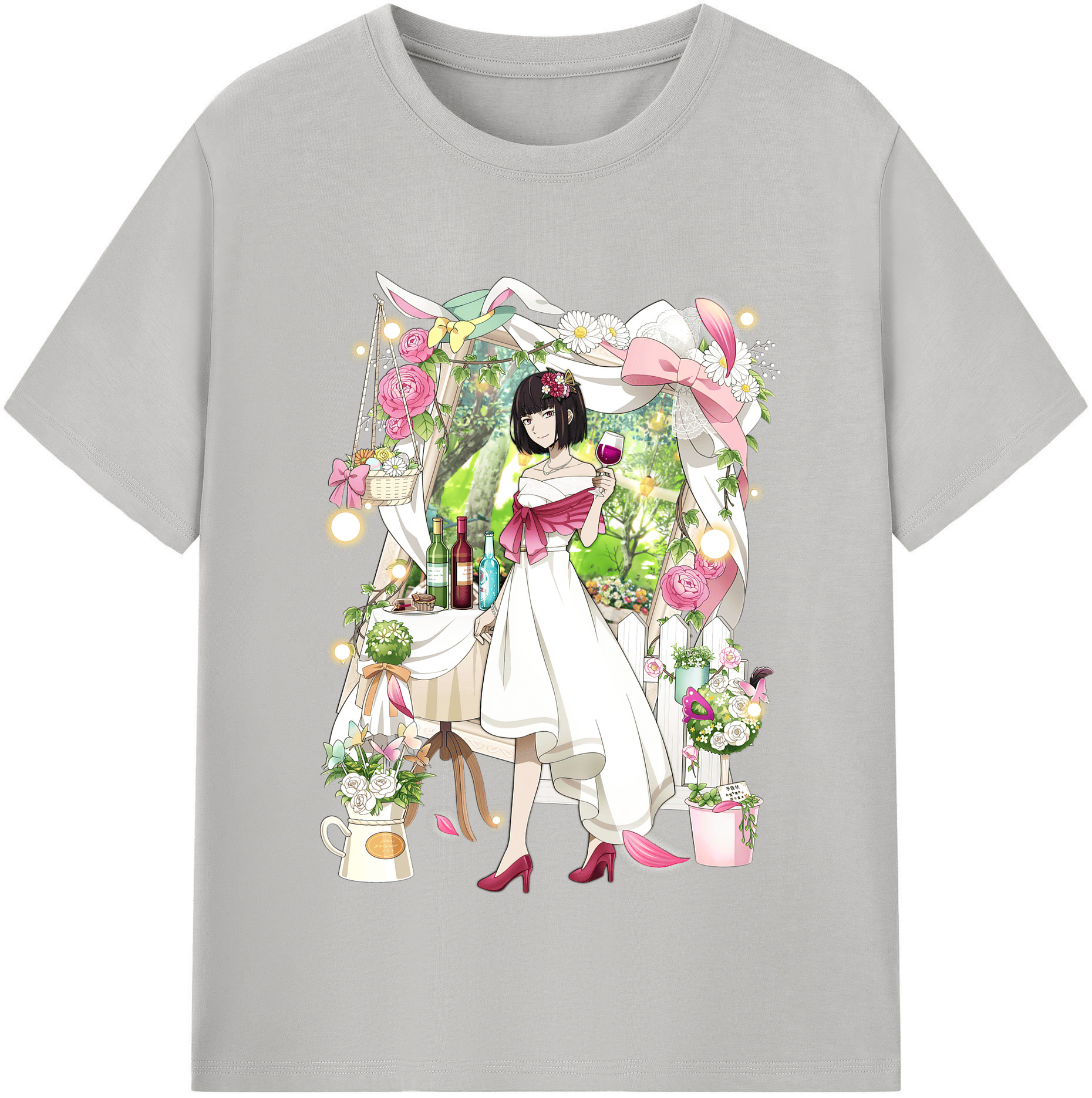 （画像用） 文豪ストレイドッグス Bungo Stray Dogs レディースカジュアルプリントTシャツ（綿100％）