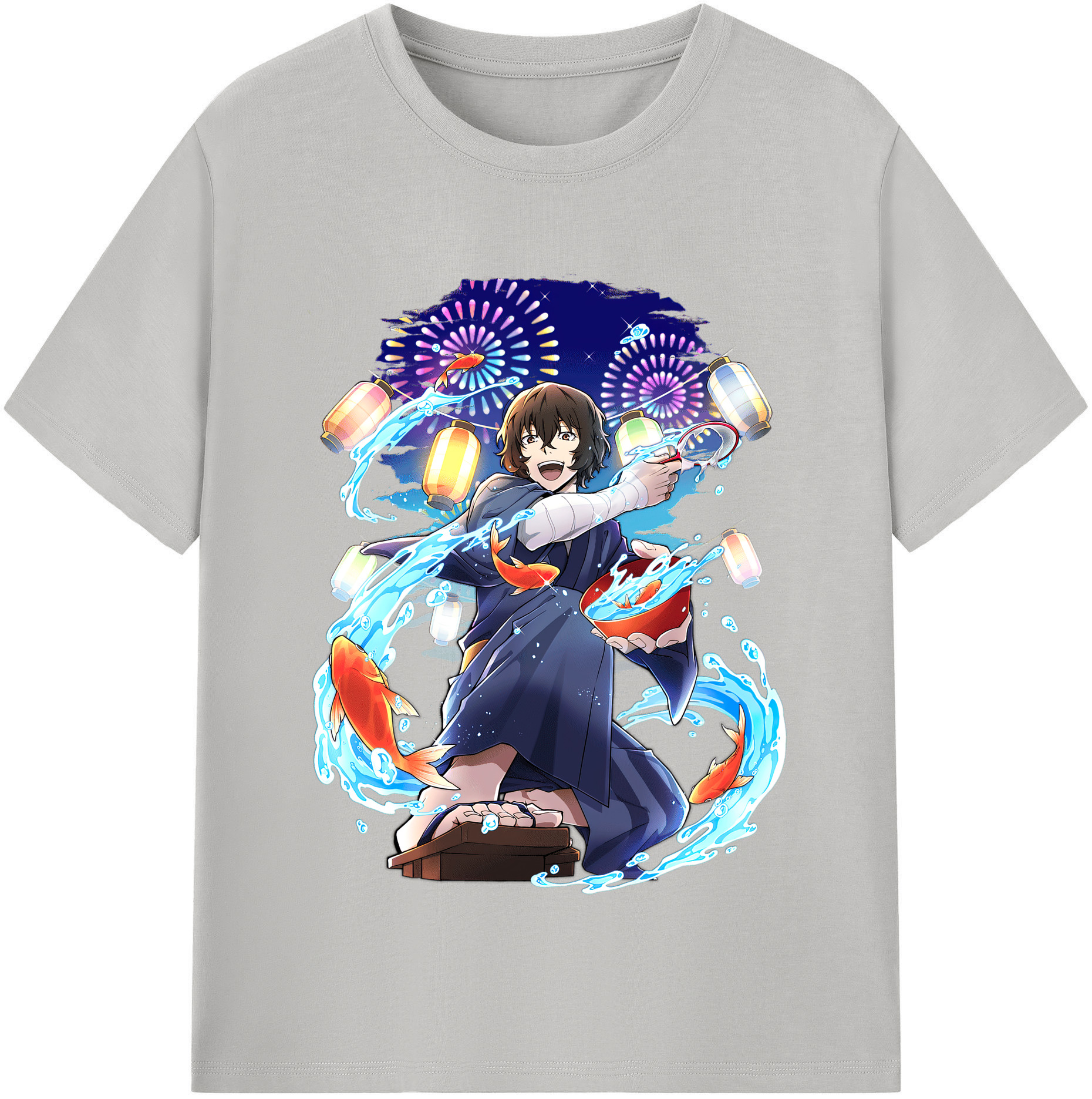 （画像用） 文豪ストレイドッグス Bungo Stray Dogs レディースカジュアルプリントTシャツ（綿100％）