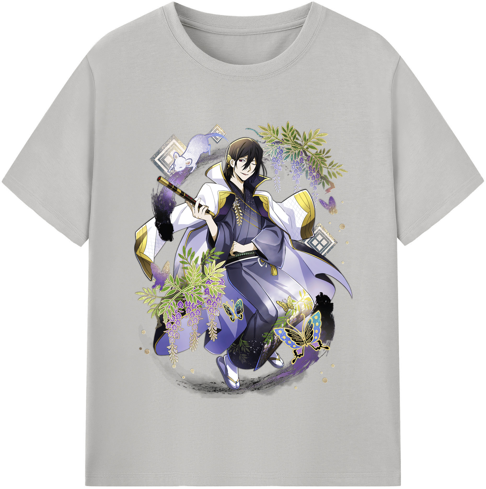 （画像用） 文豪ストレイドッグス Bungo Stray Dogs レディースカジュアルプリントTシャツ（綿100％）