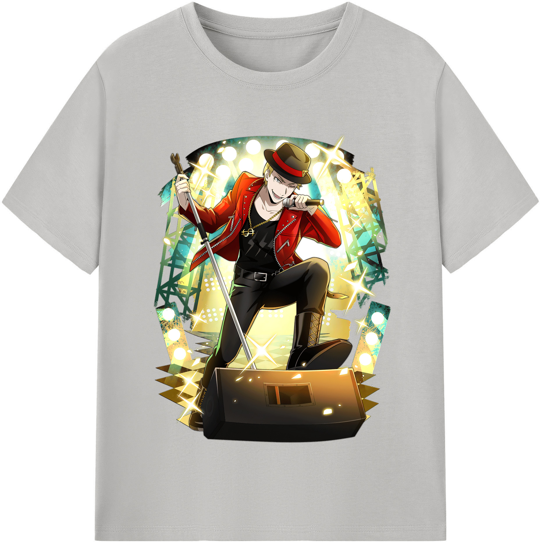 （画像用） 文豪ストレイドッグス Bungo Stray Dogs レディースカジュアルプリントTシャツ（綿100％）