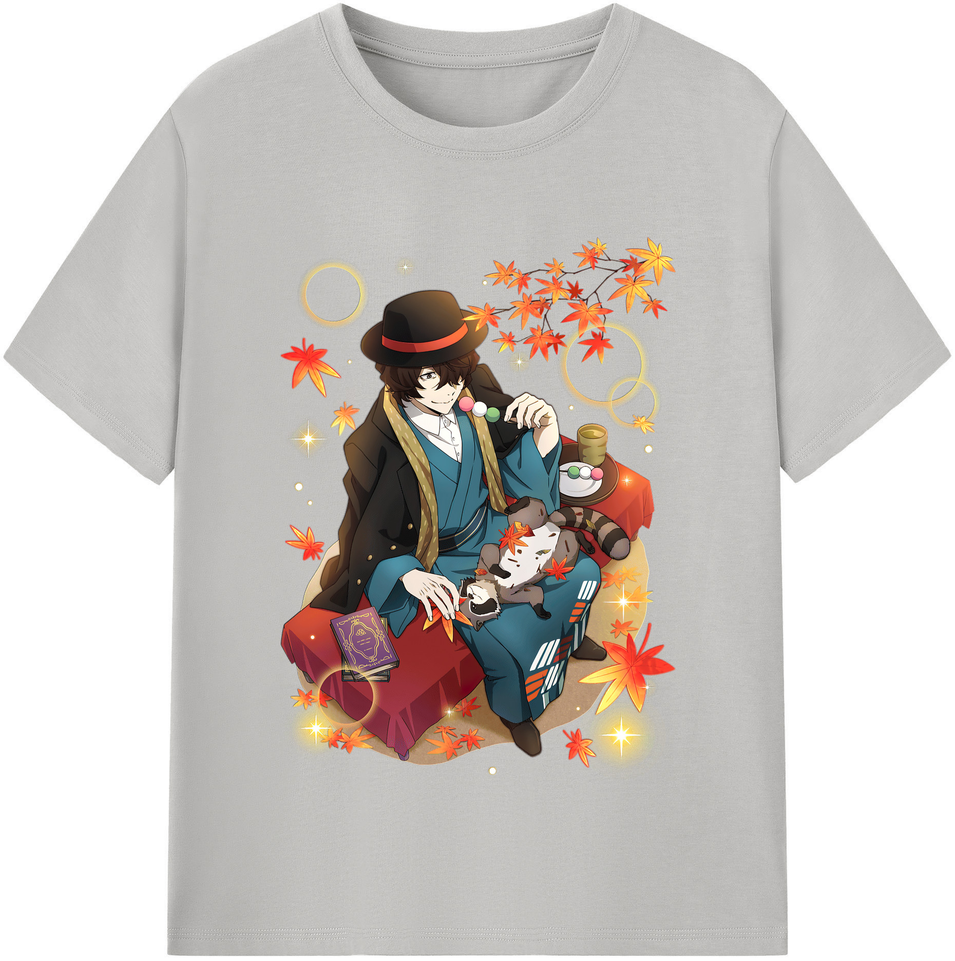 （画像用） 文豪ストレイドッグス Bungo Stray Dogs レディースカジュアルプリントTシャツ（綿100％）