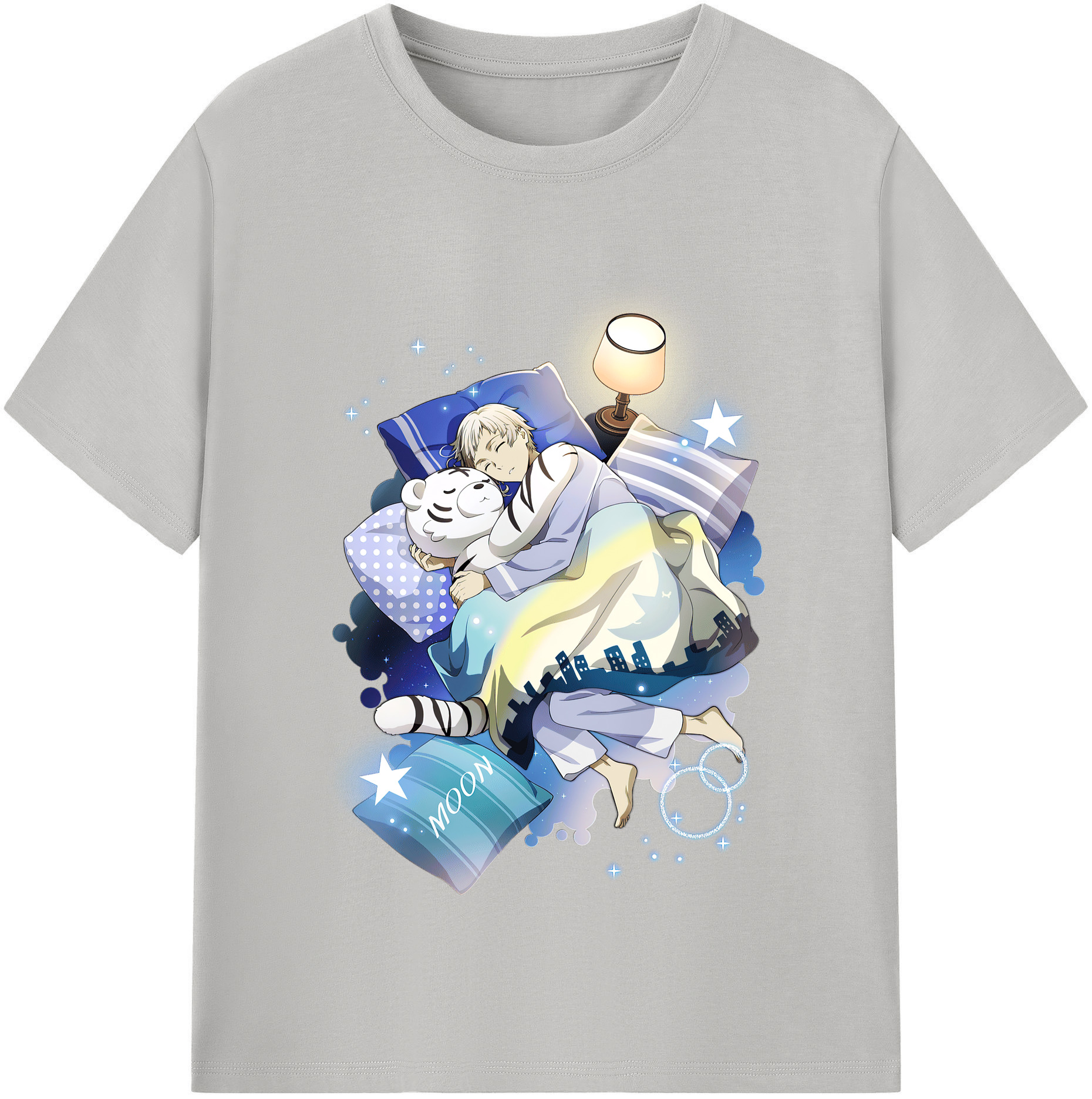 （画像用） 文豪ストレイドッグス Bungo Stray Dogs レディースカジュアルプリントTシャツ（綿100％）